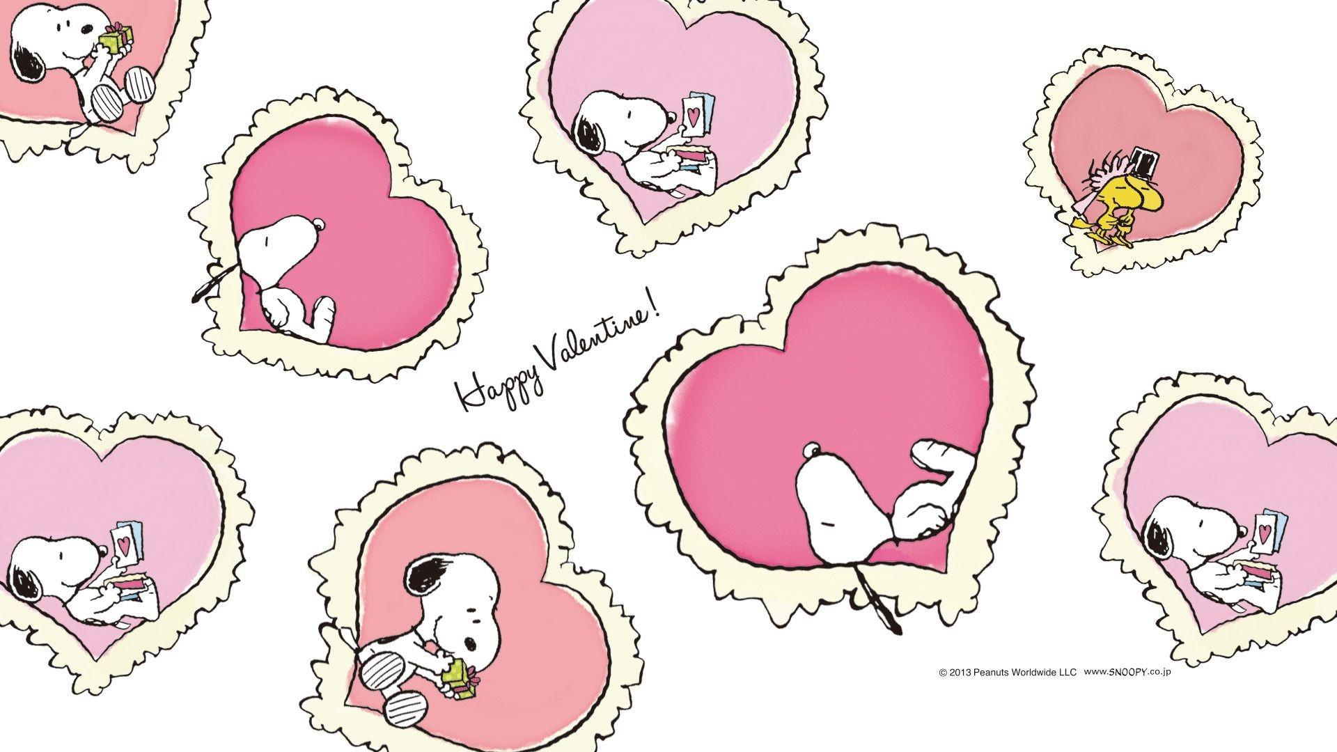 snoopy valentines day wallpaper