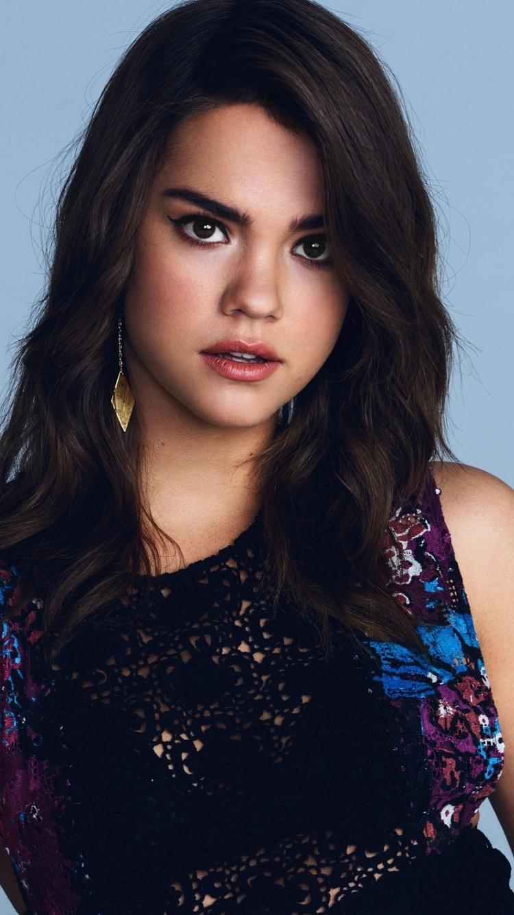 Download 750x1334 wallpaper actress, maia mitchell, iphone 7