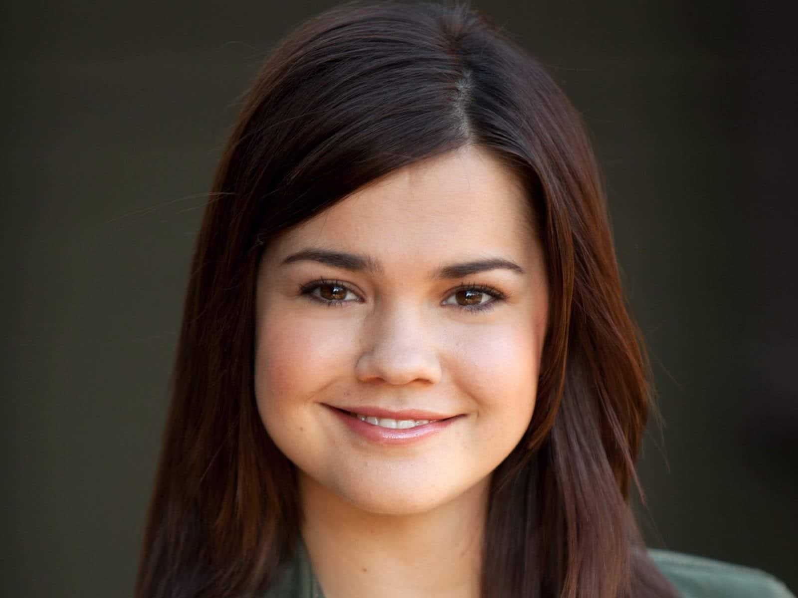 Maia Mitchell Cute Smiling Face Wallpaper
