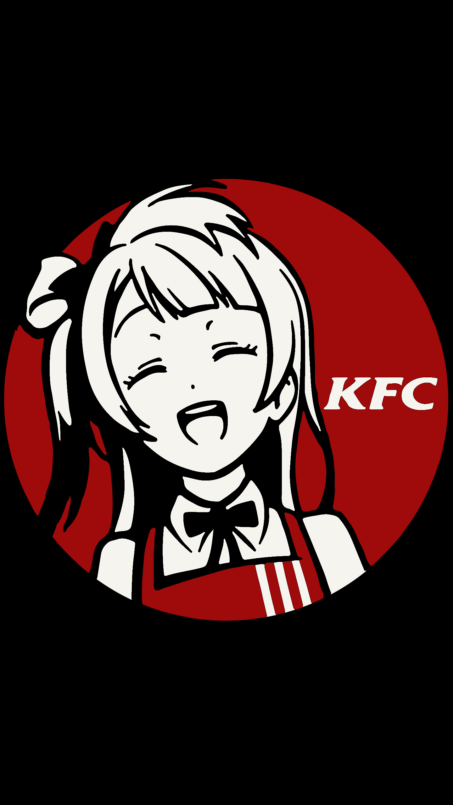 Anime KFC Logo Wallpaper Request (uncompressed image in comments)