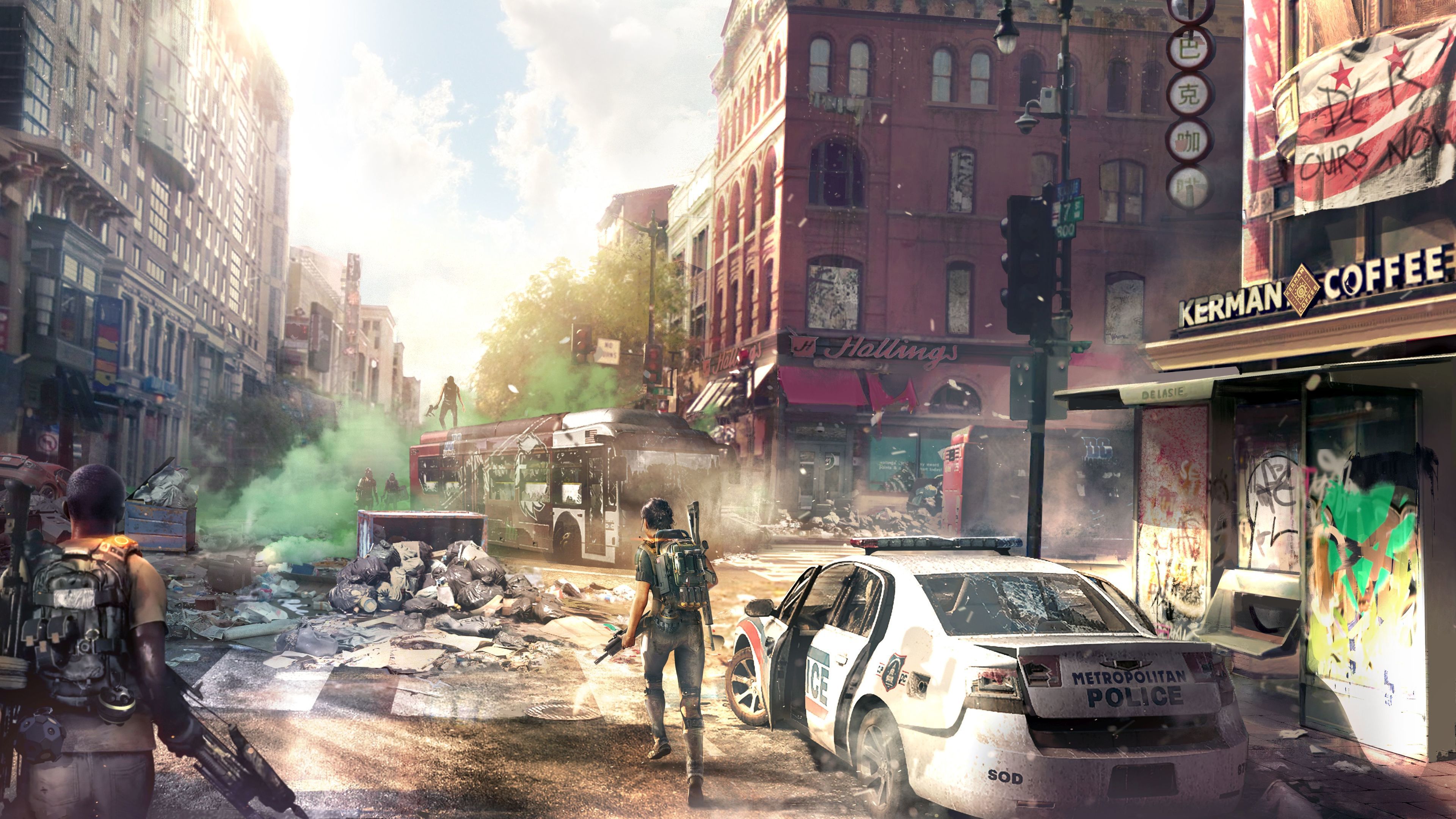 Tom Clancys The Division 2 Concept Art Downtown 4k tom clancys