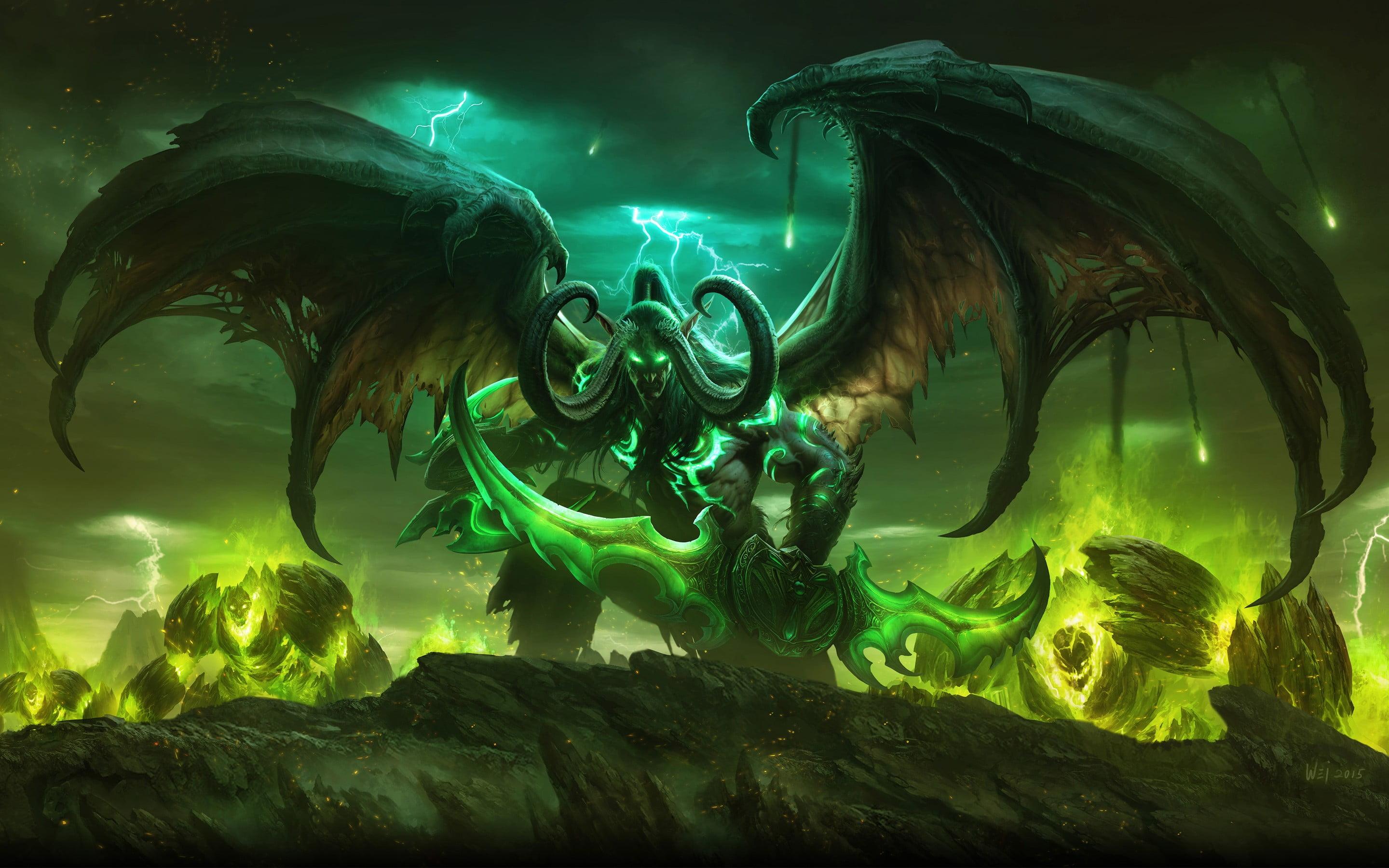 Dota 2 Terror Blade Illustration, World Of Warcraft, Of