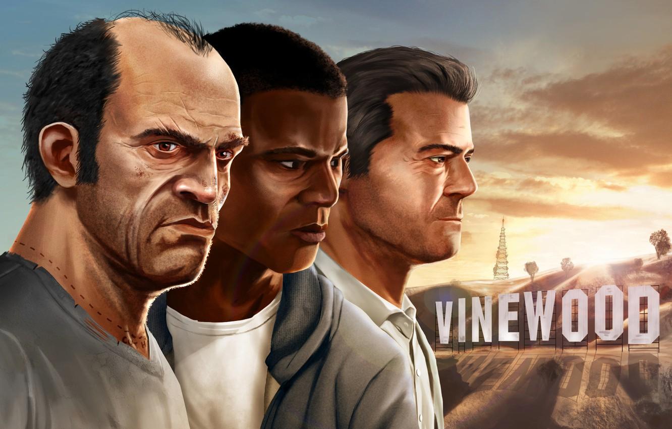 Wallpaper Michael, Grand Theft Auto V, GTA Trevor
