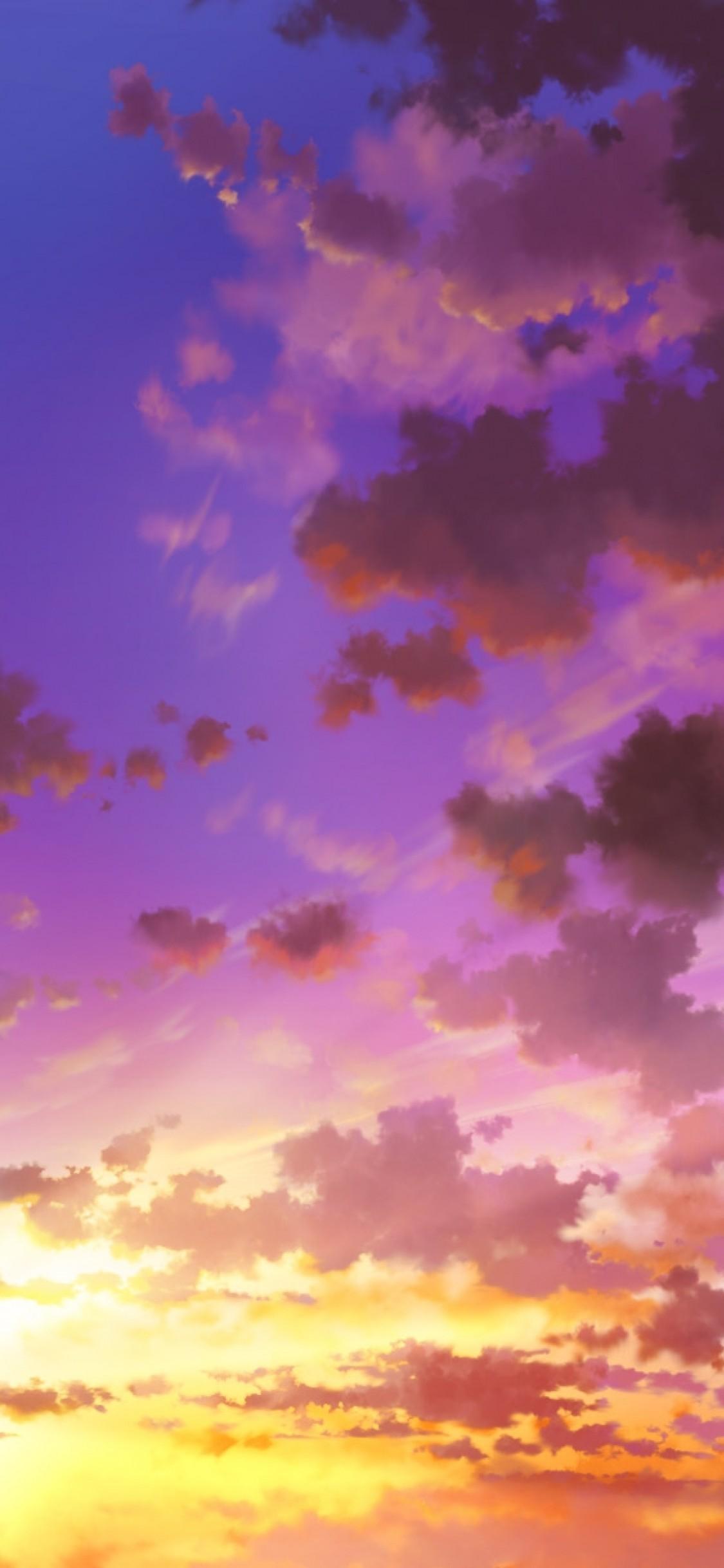 Pink Anime Clouds Wallpapers - Wallpaper Cave