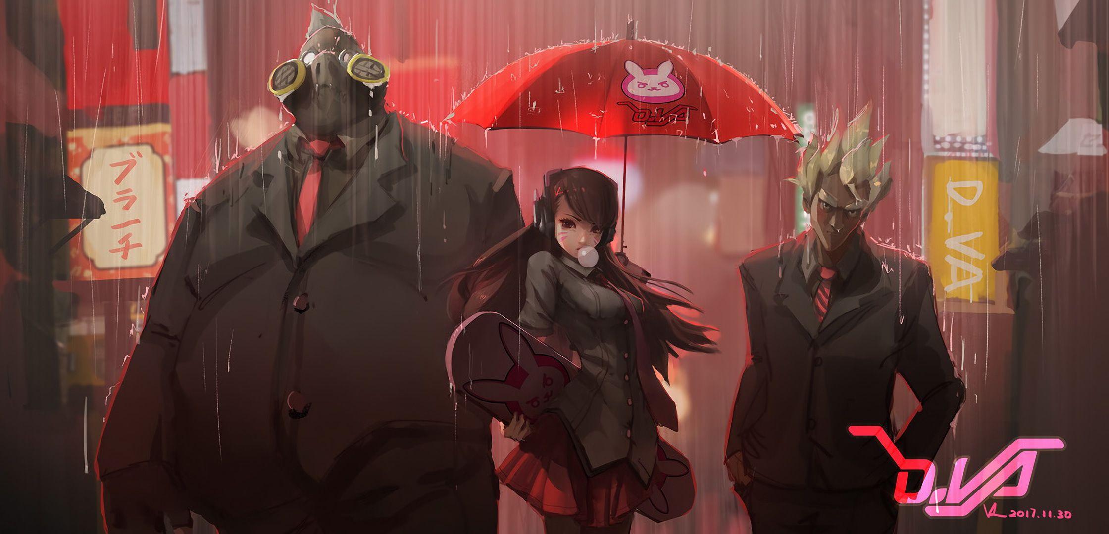 Dva Junkrat Roadhog Overwatch Artwork. Roadhog overwatch