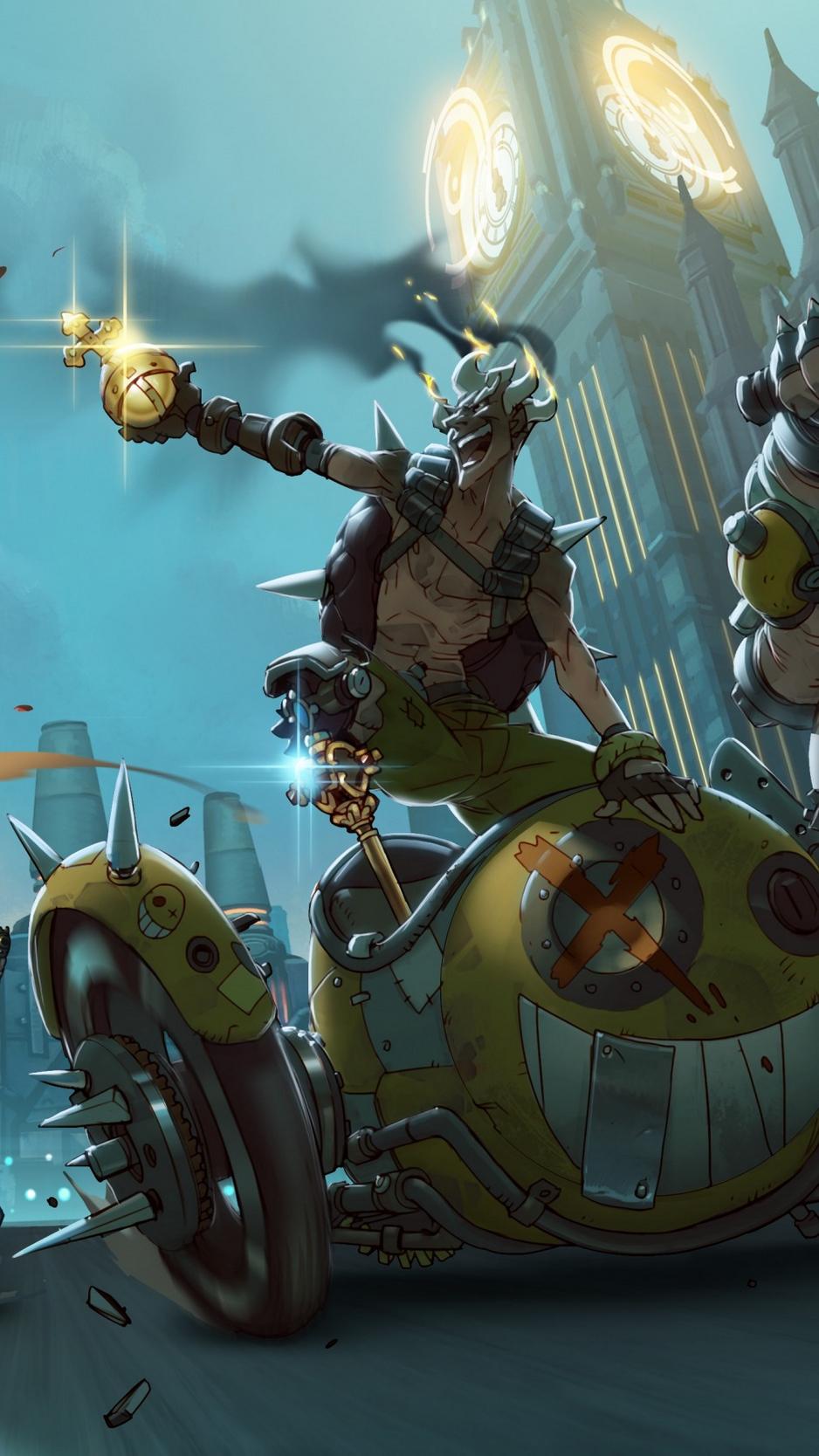 Wallpaper Overwatch, Junkrat, Mako Rutledge, Jamison