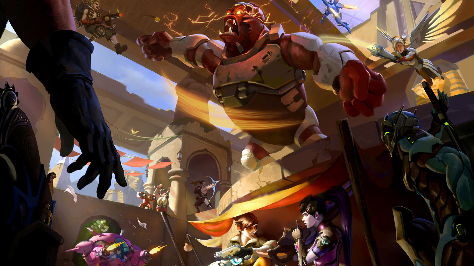 1920x1080 Junkrat (Overwatch) windows wallpaper