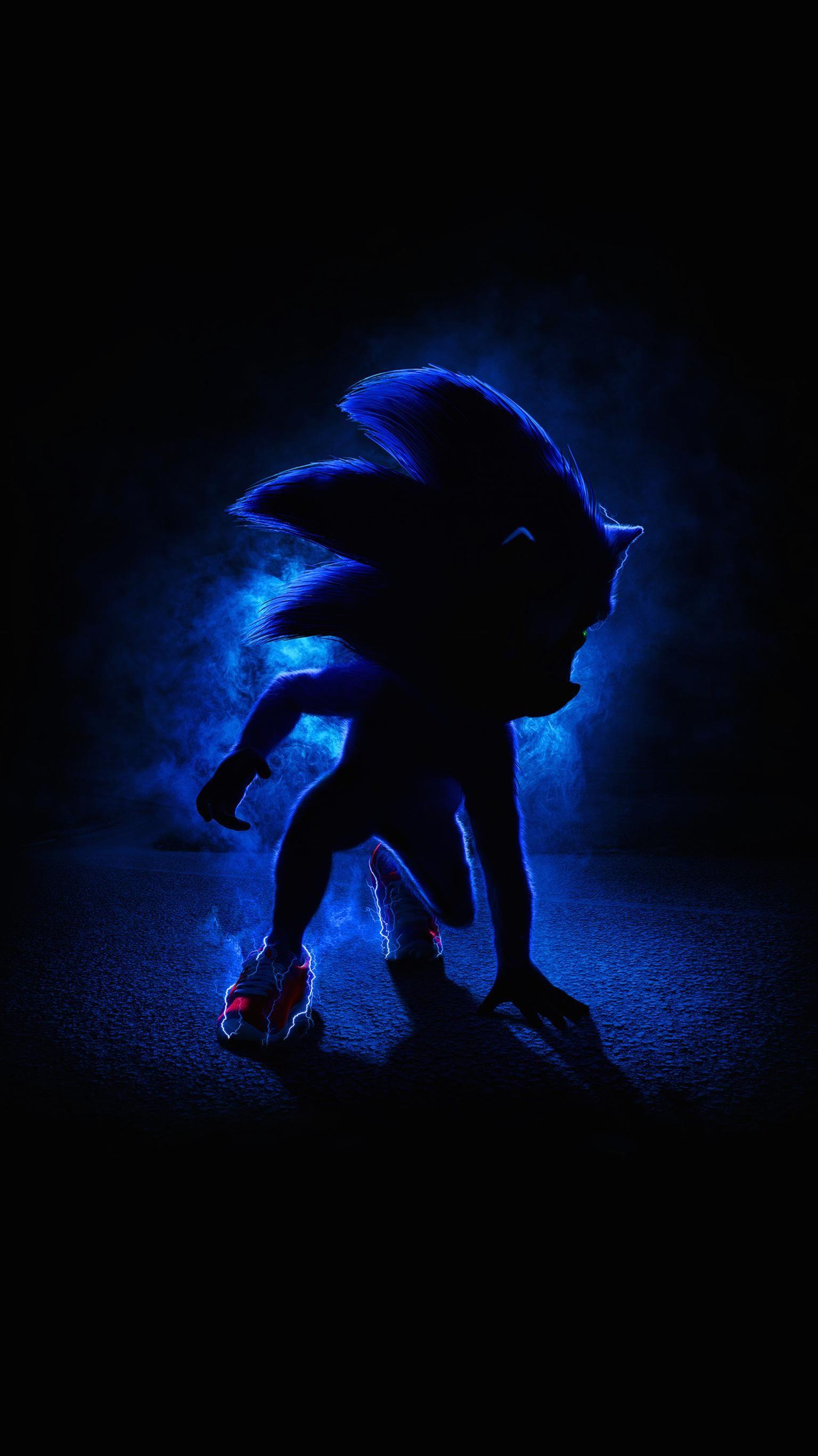 Sonic the Hedgehog (2020) Phone Wallpaper. Hedgehog movie, Sonic