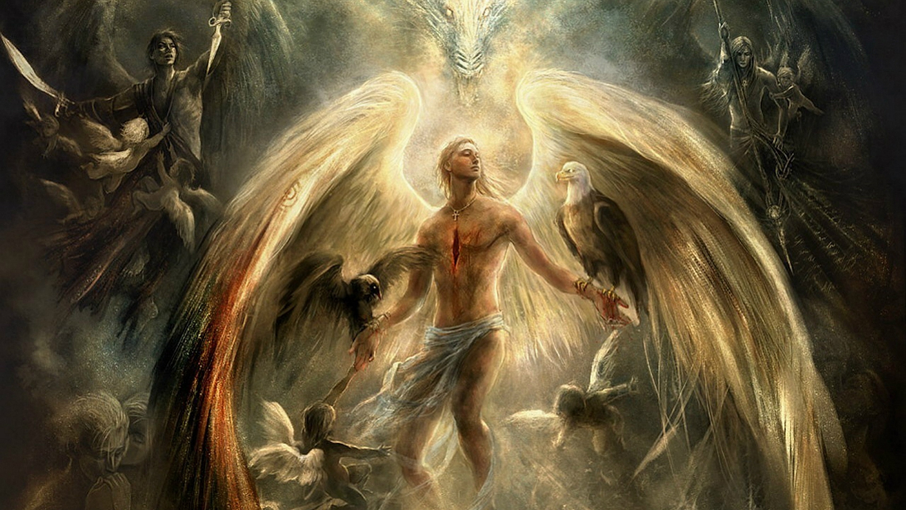 Heavenly Angels Desktop Wallpaper