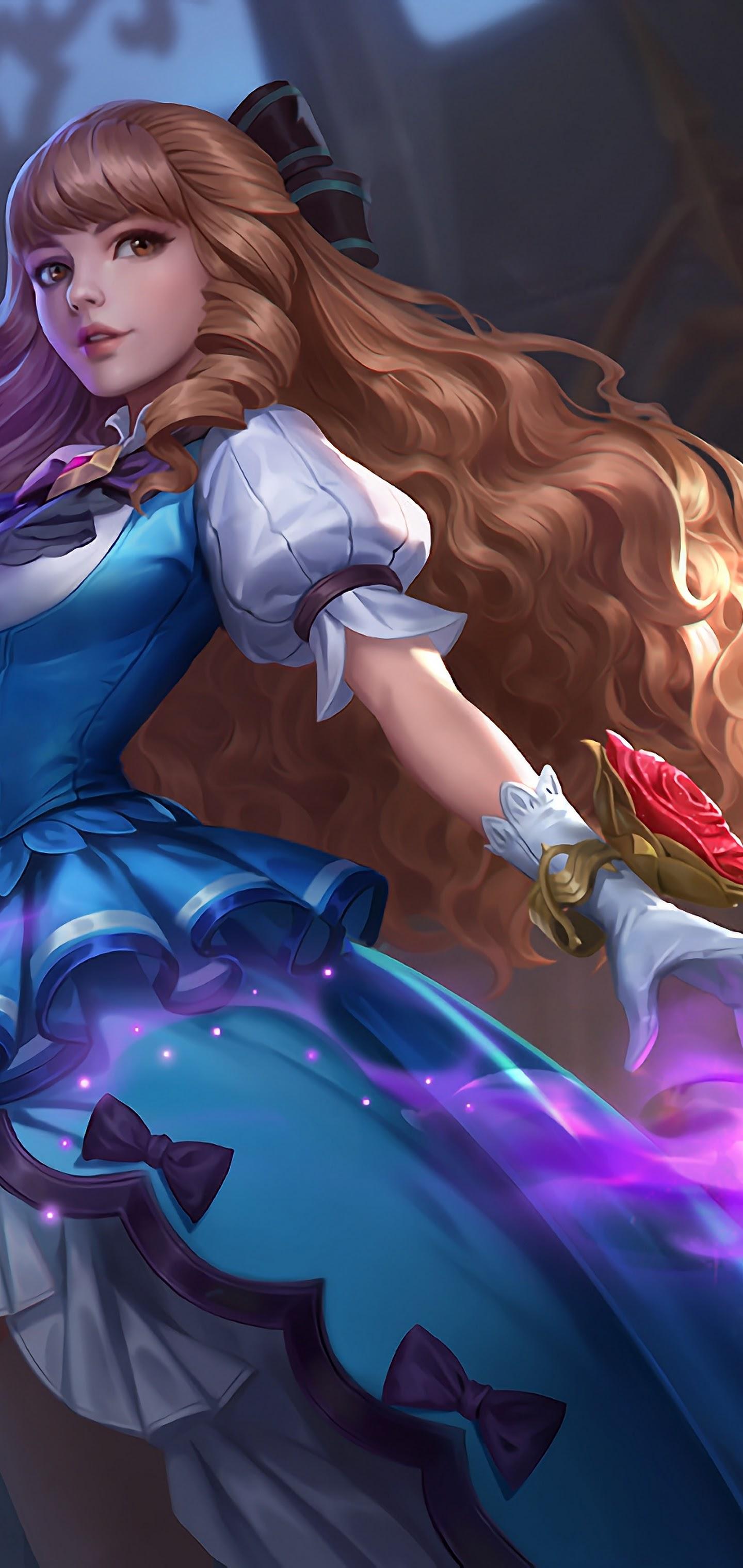 Guinevere Fleur de Bleau Skin Mobile Legends 4K Wallpaper