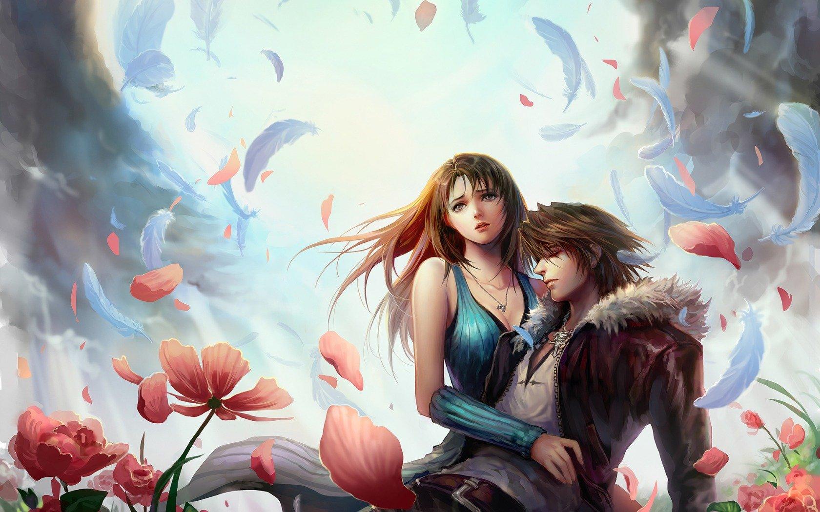 art, Fooltown, Girl, Rinoa, Heartilly, Boy, Squall, Leonhart