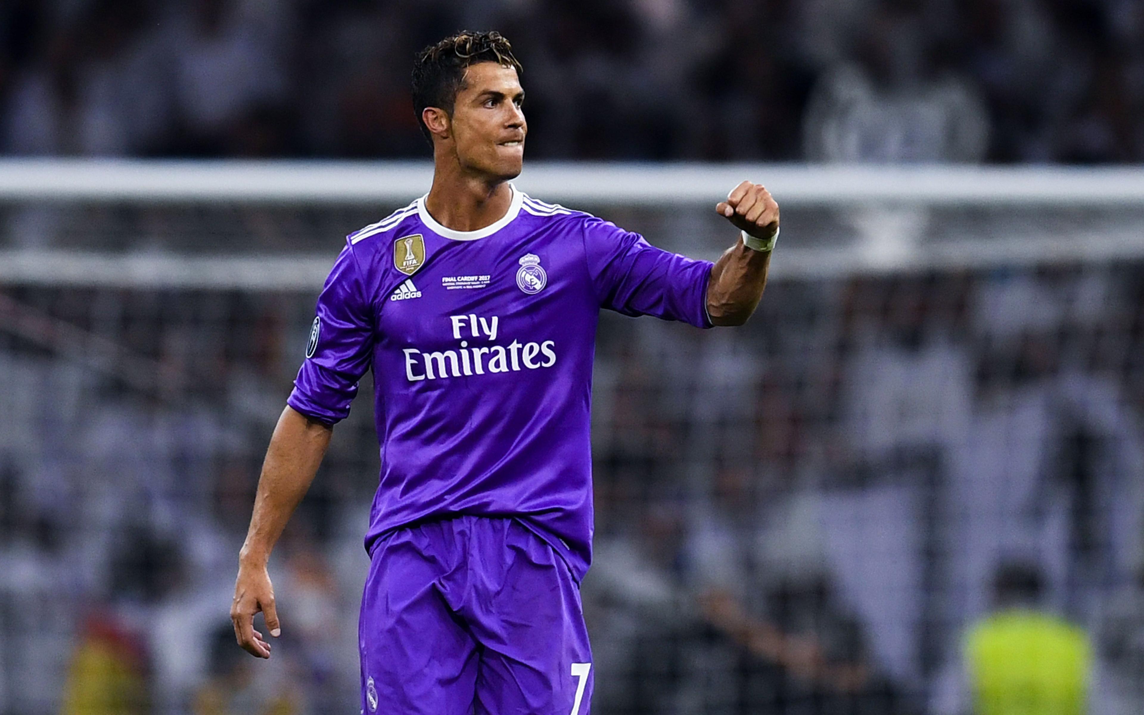 Download wallpaper Cristiano Ronaldo, 4k, Real Madrid, La