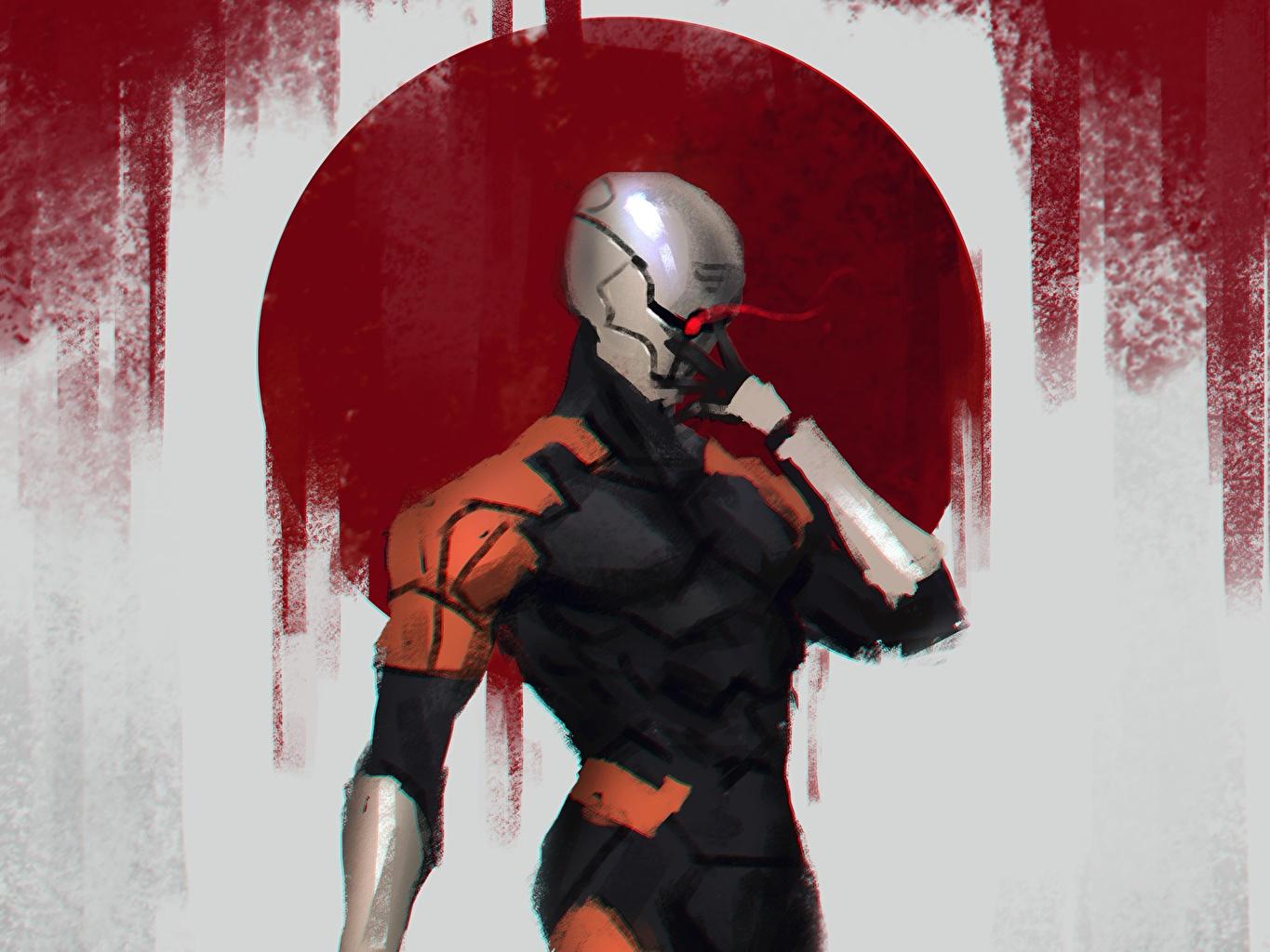 image Metal Gear Solid, cyborg ninja, Frank Jaeger, Gray