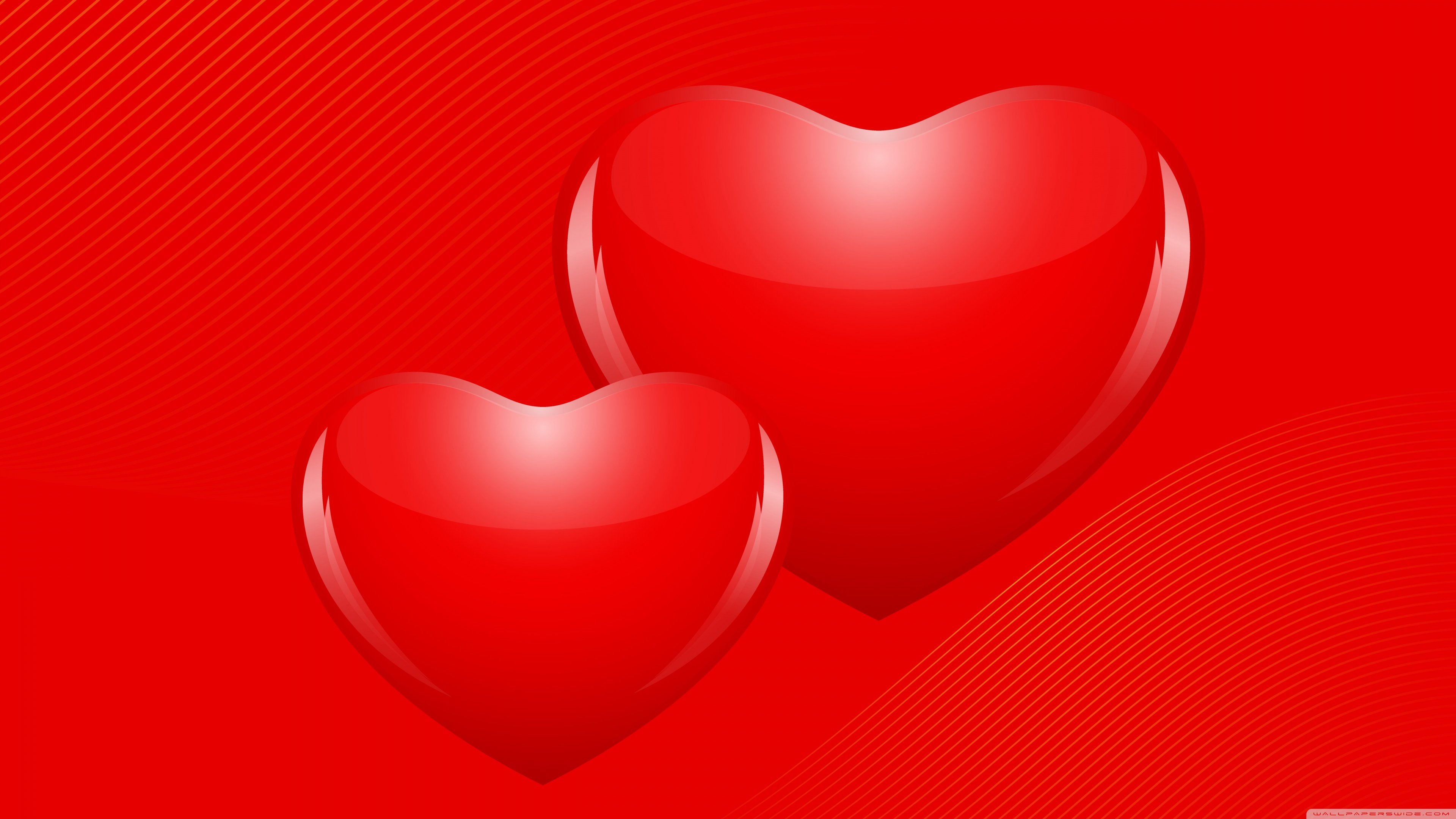 Valentine's Day Hearts 2016 Ultra HD Desktop Background