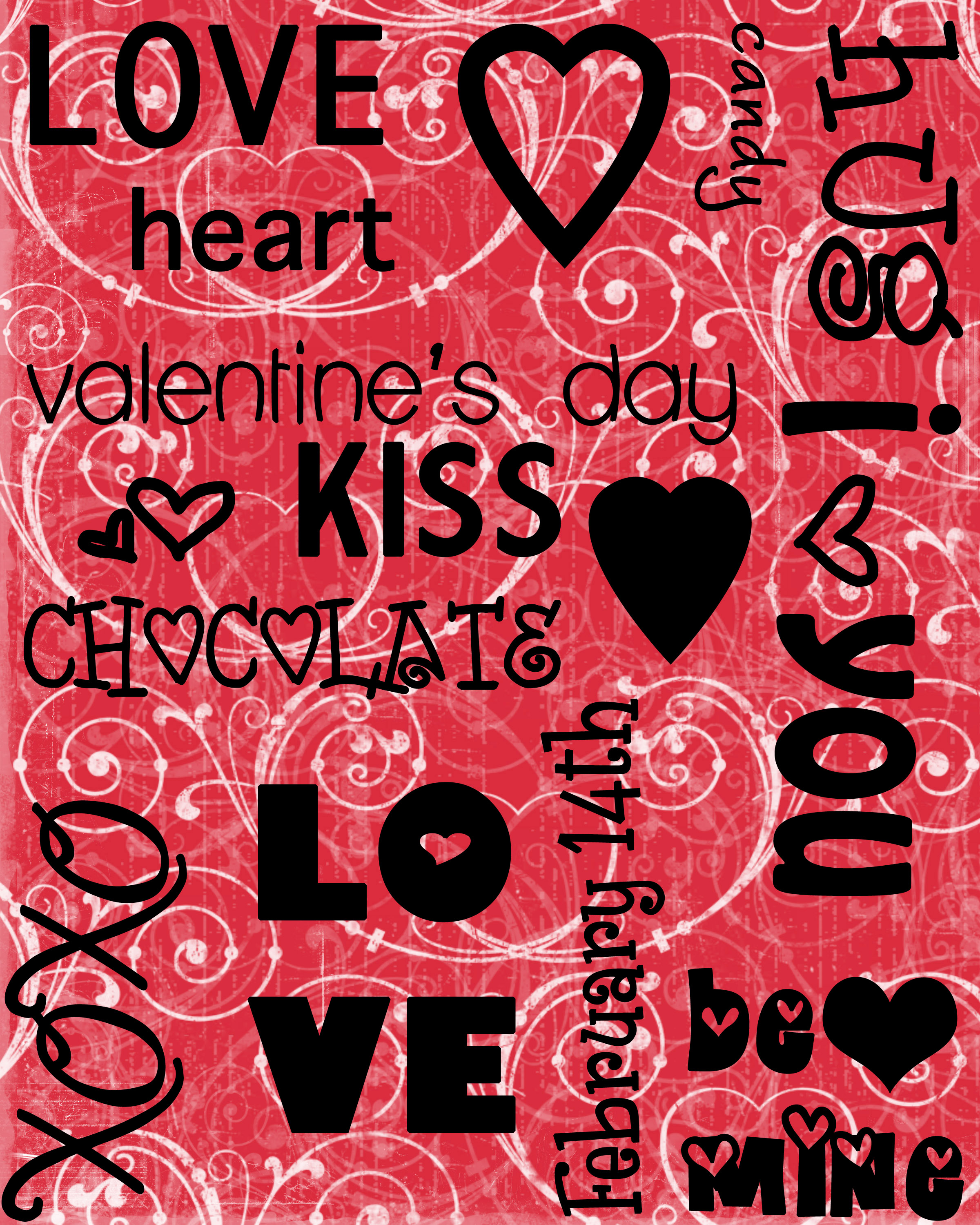 Valentines Day Quotes Theme HD Desktop Background