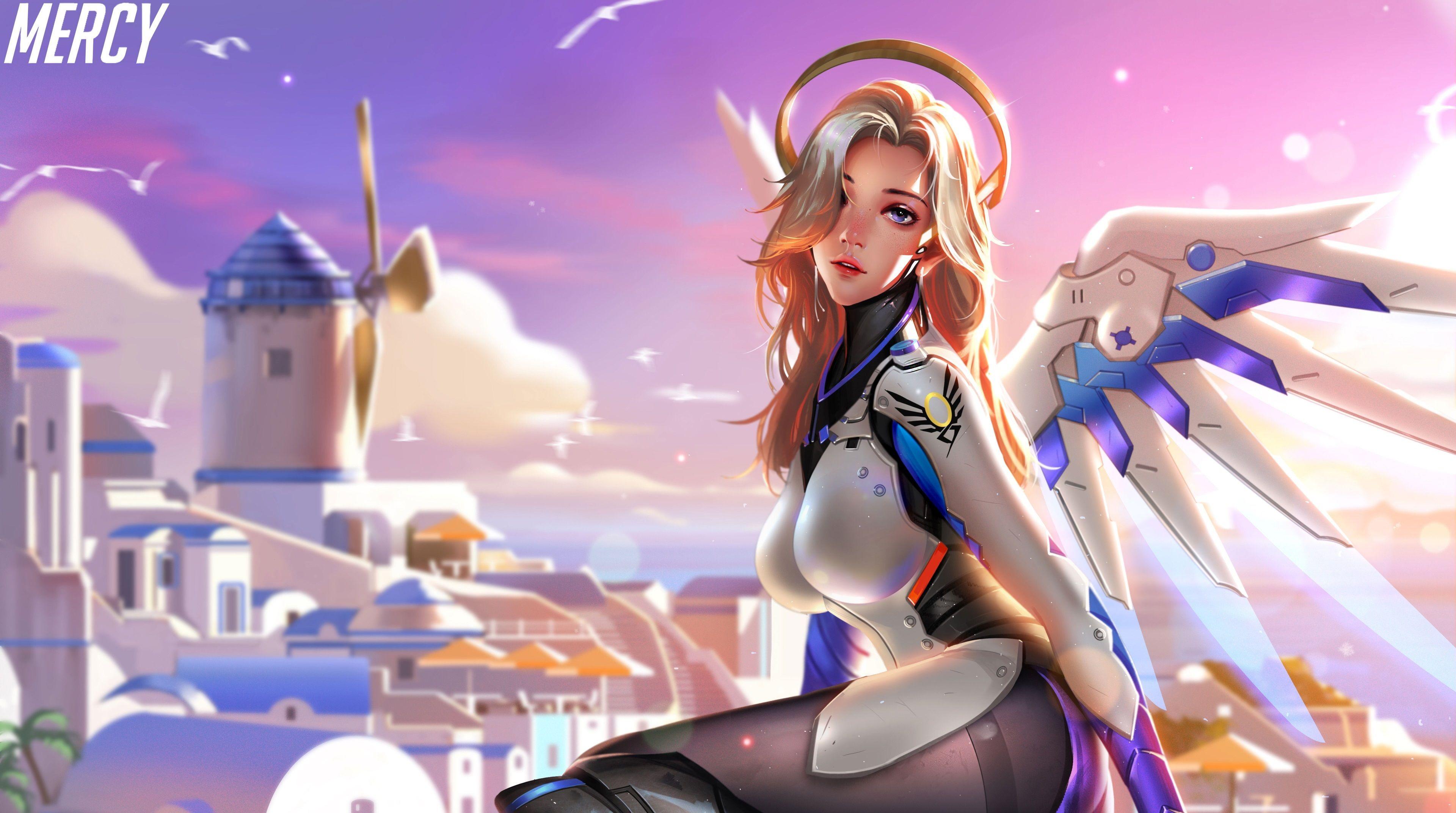 Download Aesthetic Overwatch: Elegant Design and Intense Gaming