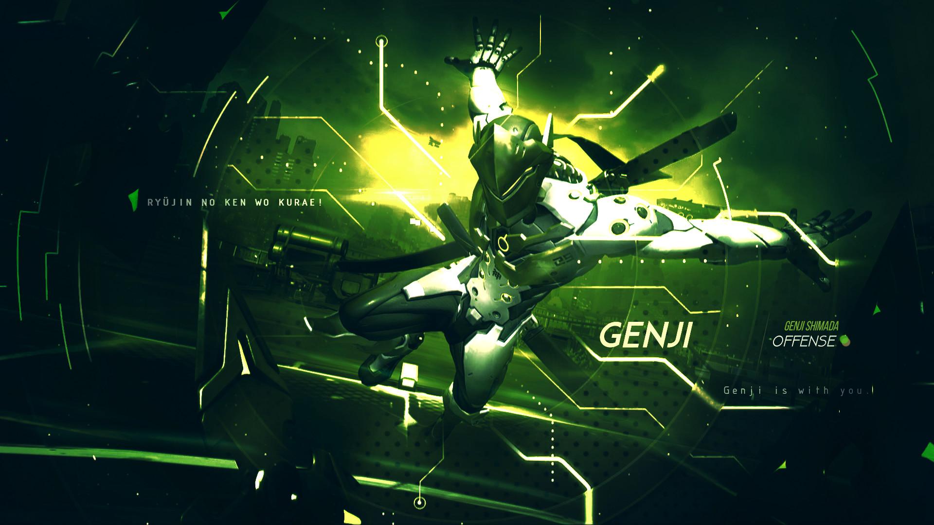 Genji Overwatch Wallpaper