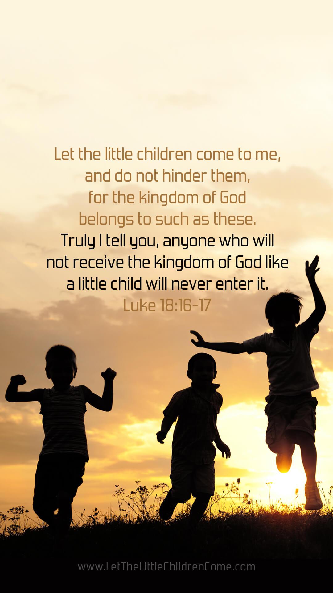 Bible Verses About Children. Quotes from Scripture About Kids