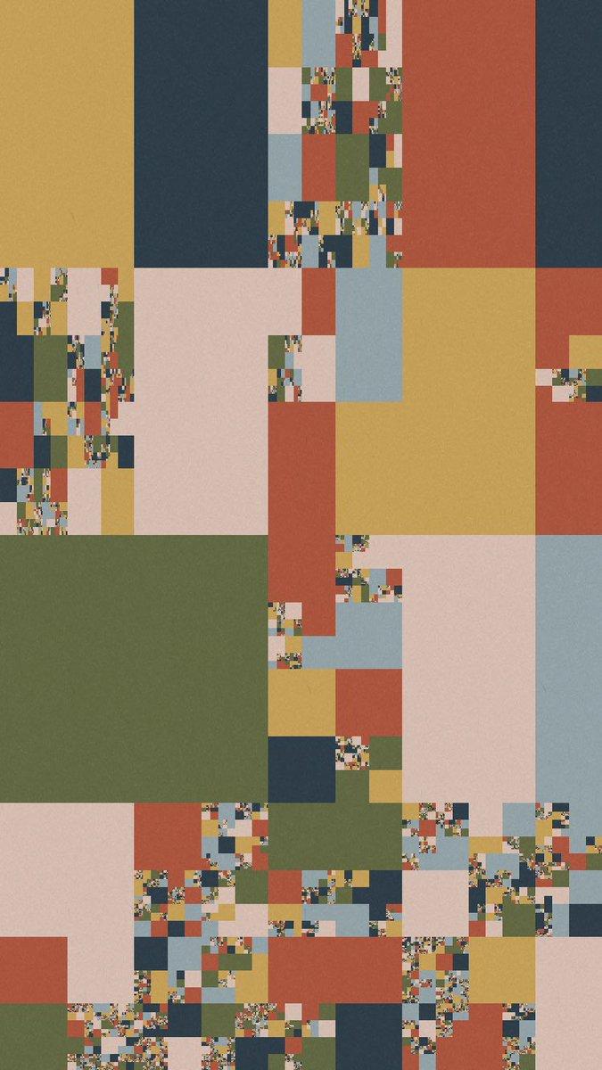 Matt DesLauriers / Anni Albers inspired generative textiles as iPhone wallpaper. #generative #javascript