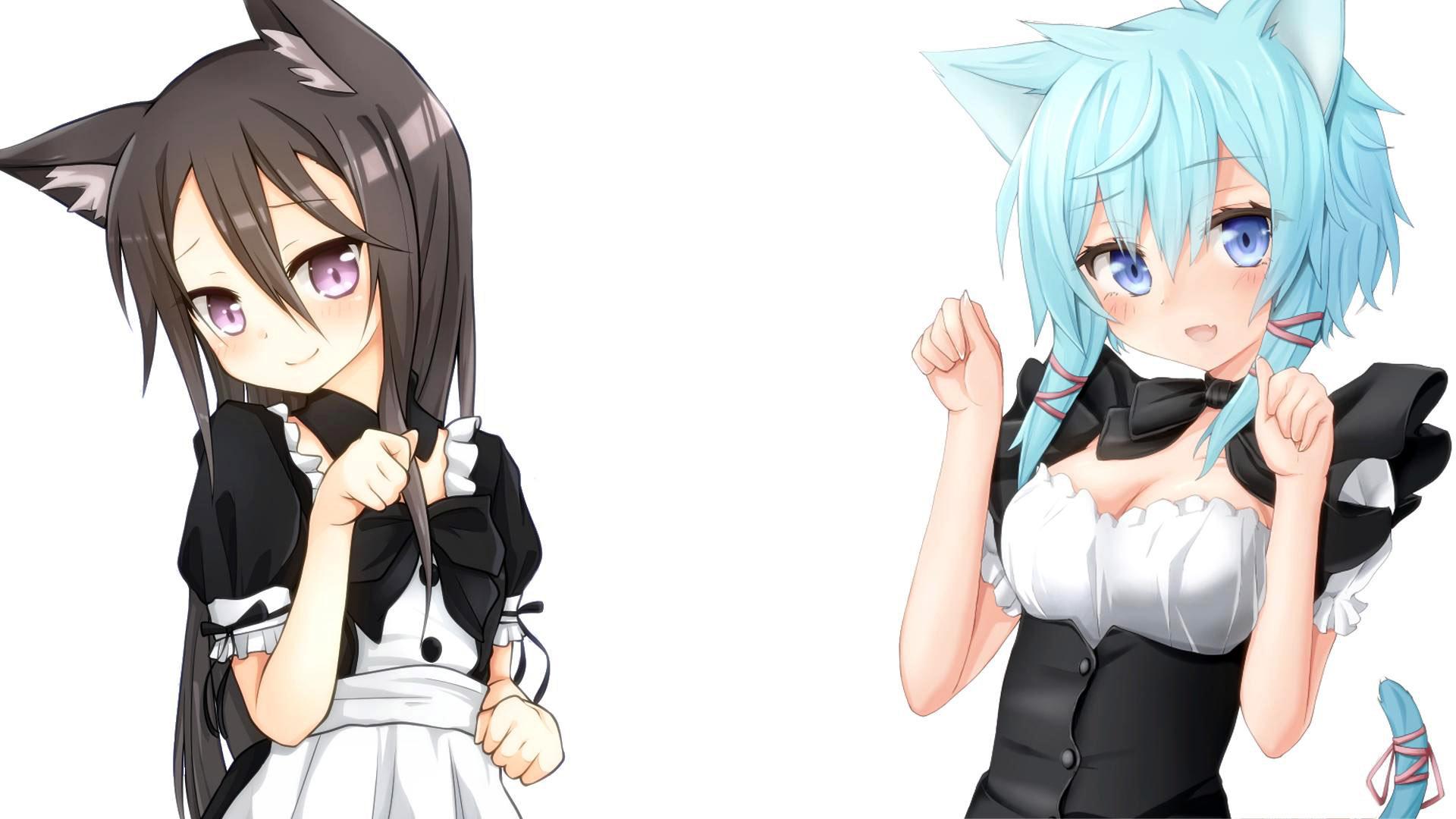 Halloween Nekos Wallpaper