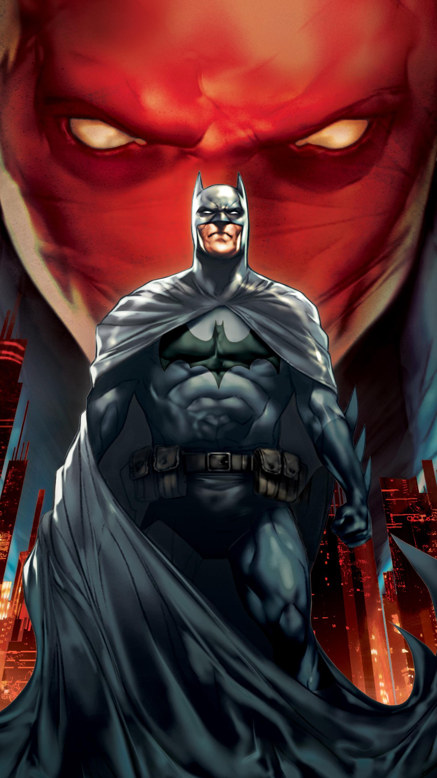 Batman: Under the Red Hood (2010) Phone Wallpaper