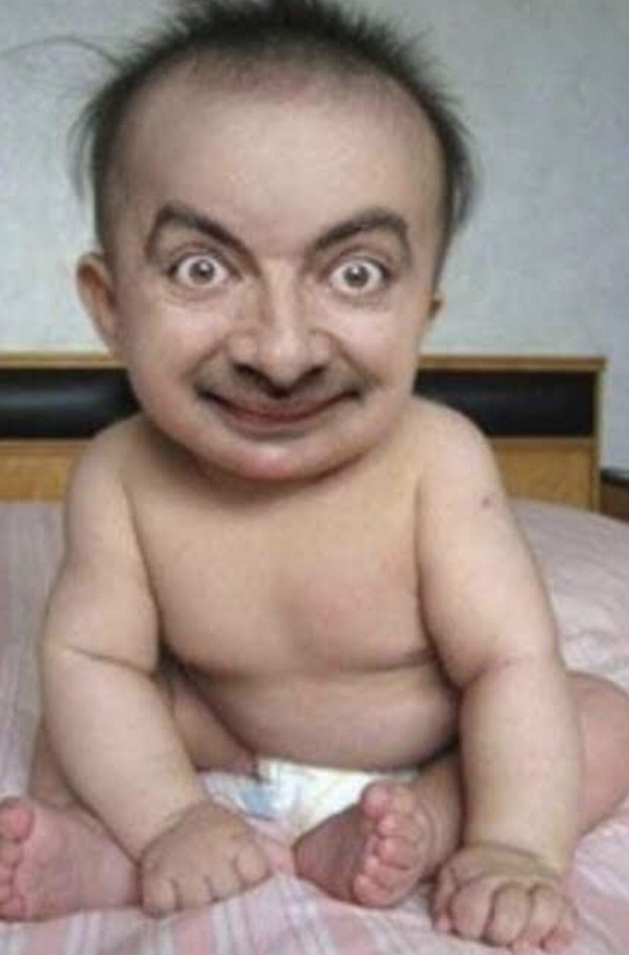 Baby mr.bean meme