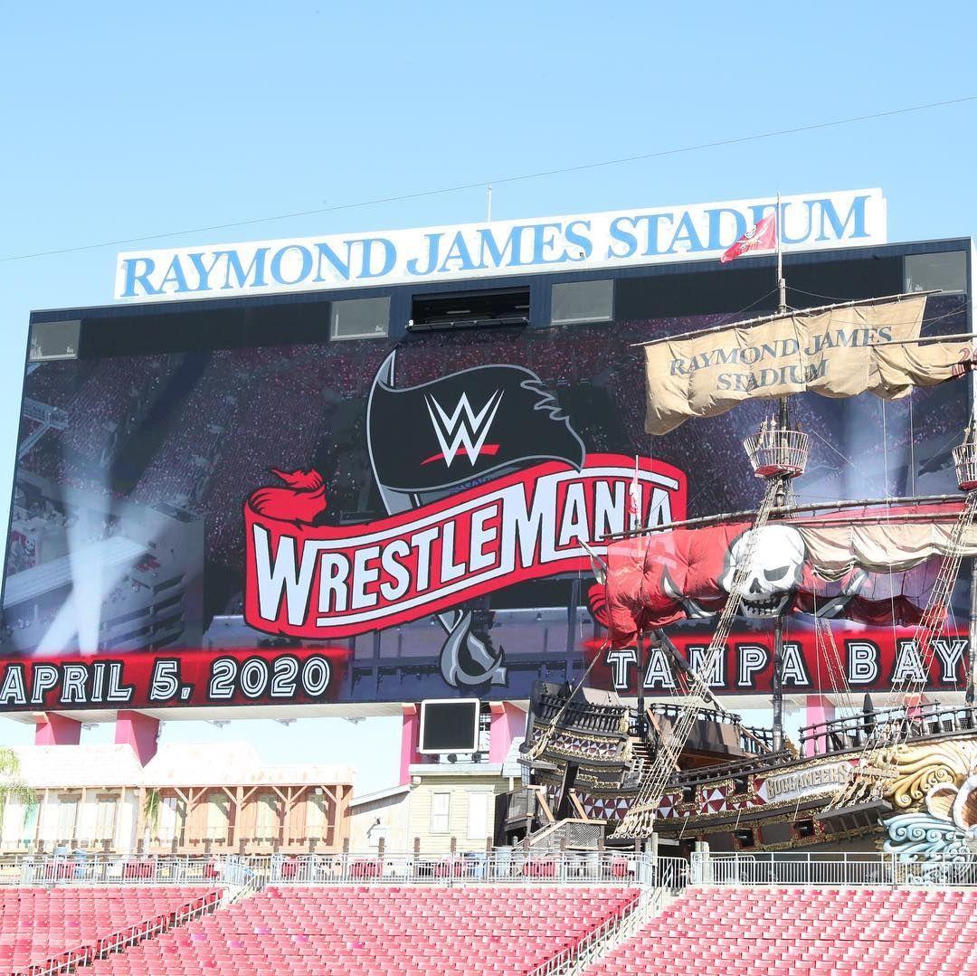 Tampa Bay is the official home of #WrestleMania 36! Thank
