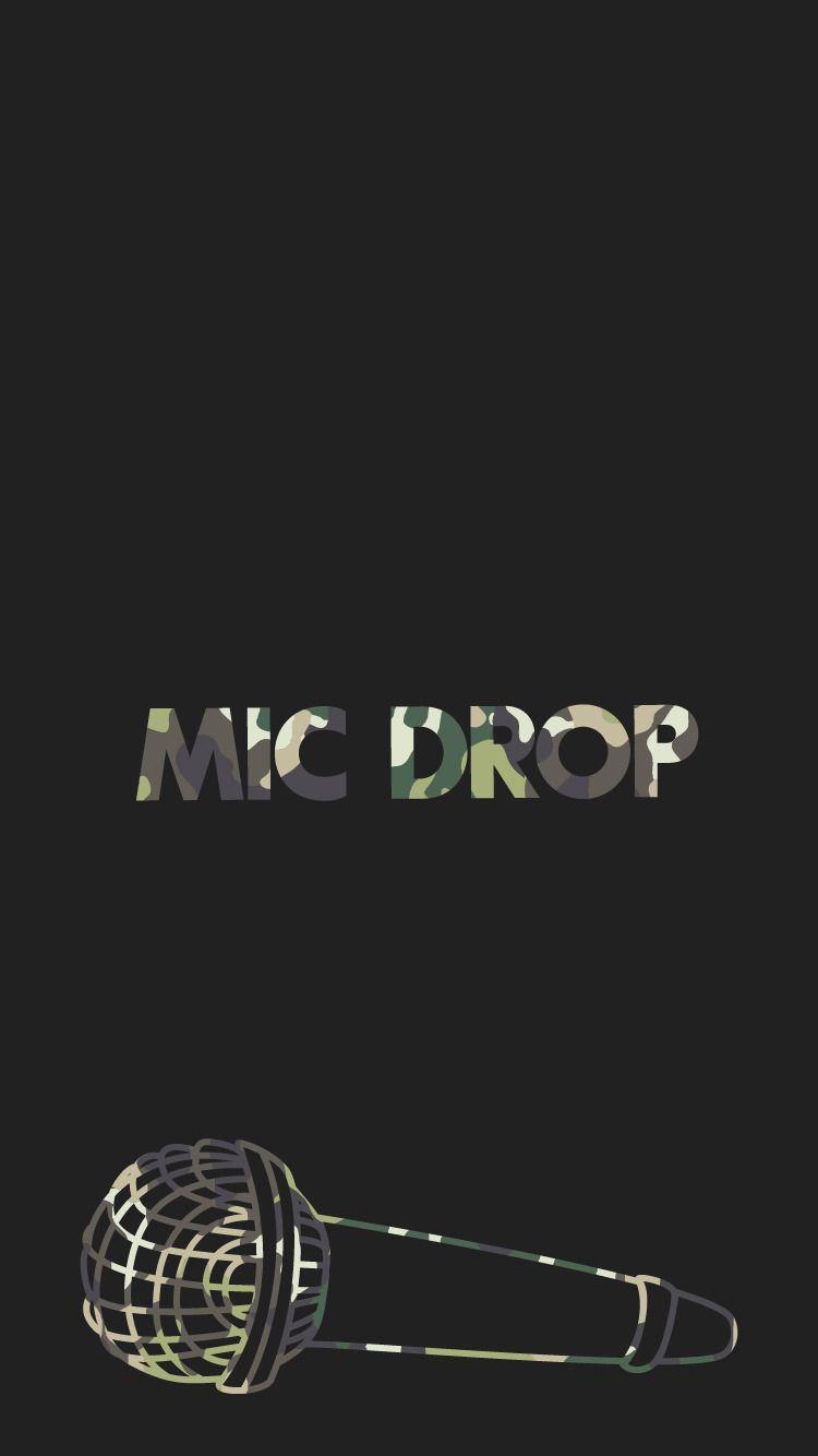 BTS MIC Drop lockscreen wallpaper kpop Bangtan. Bts