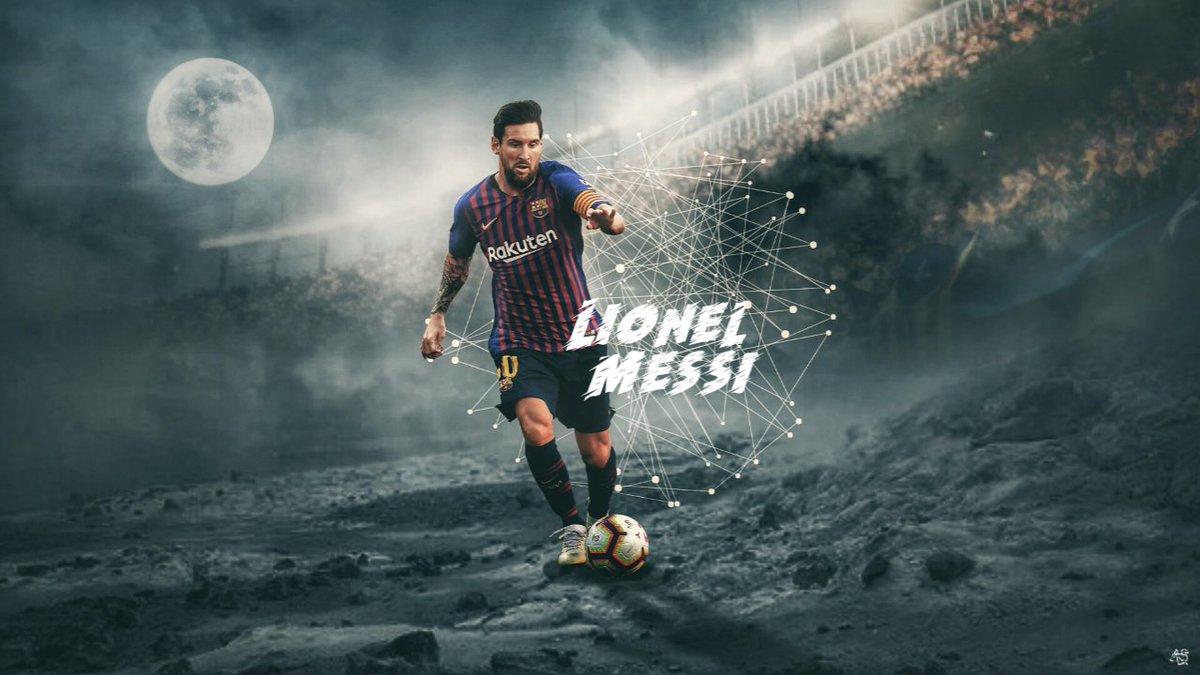 As9Gfx Messi × Desktop Wallpaper