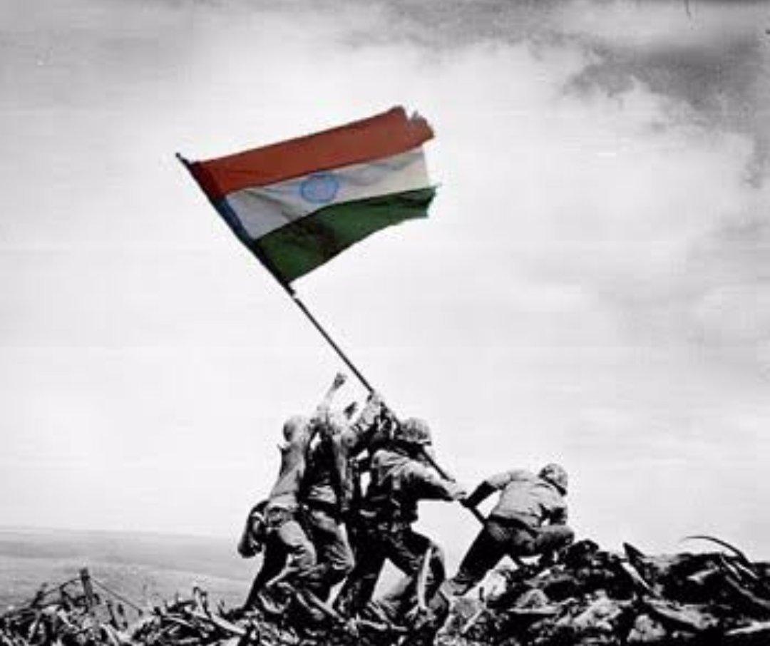 indian army with flag wallpaper