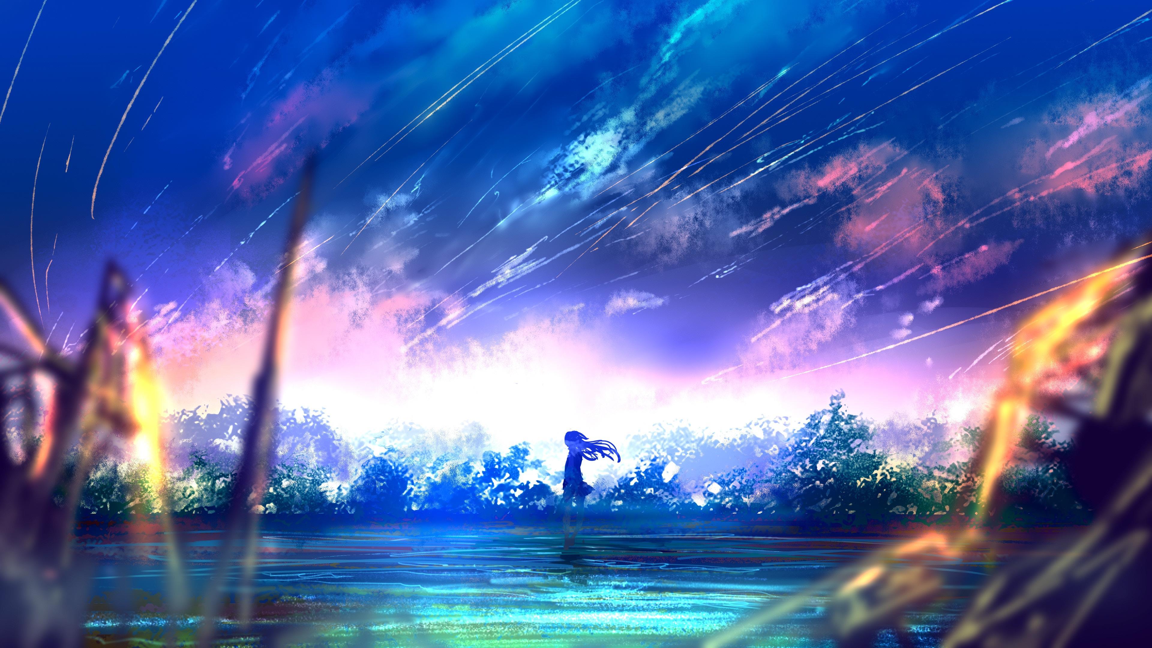 Anime Girl Wallpaper Landscape gambar ke 5