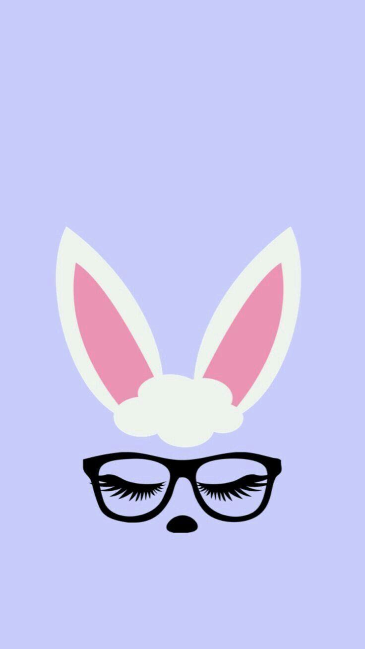 Easter, bunny lashes. Lash Graphic. Easter wallpaper