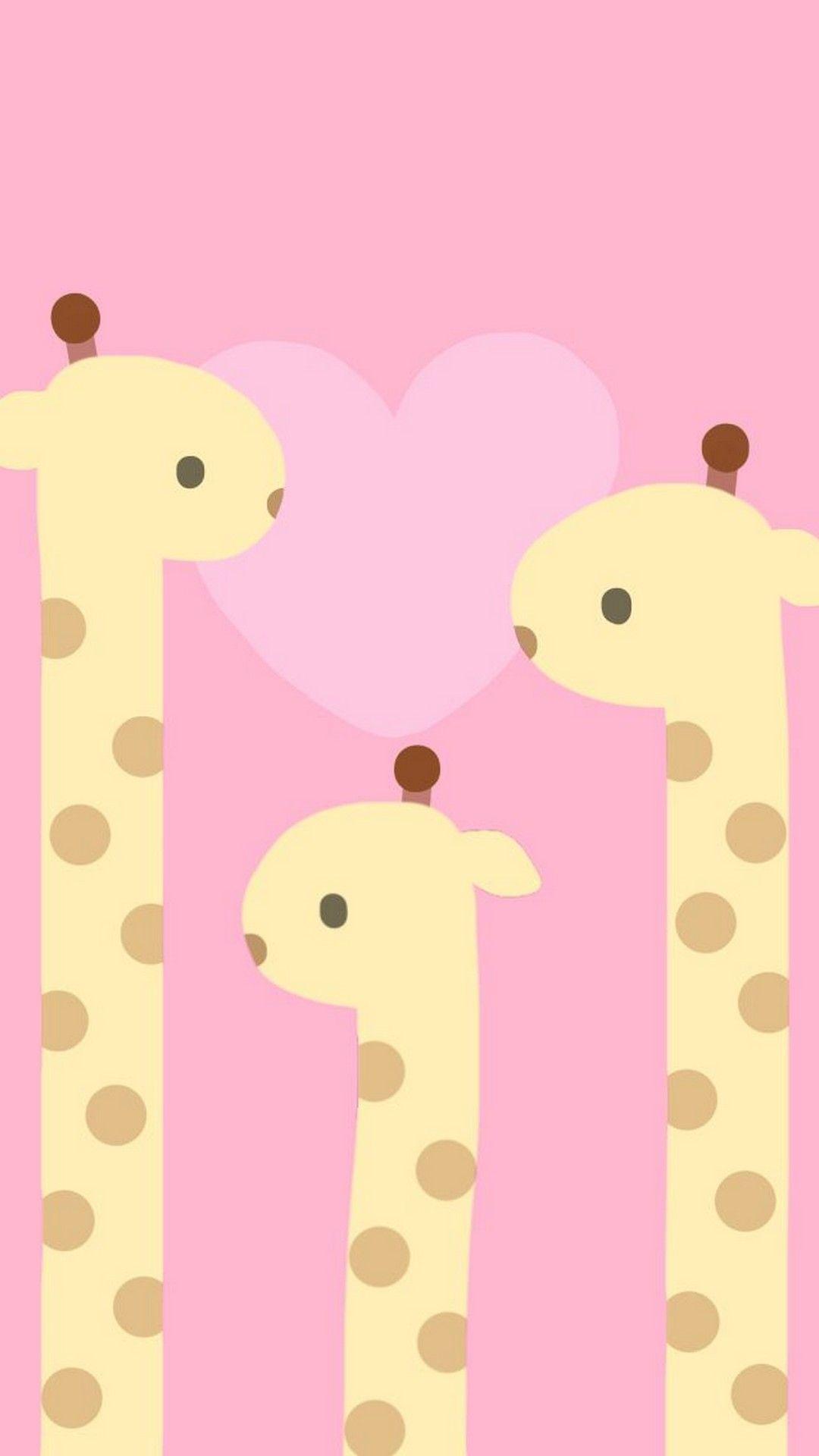 giraffe cartoon wallpaper