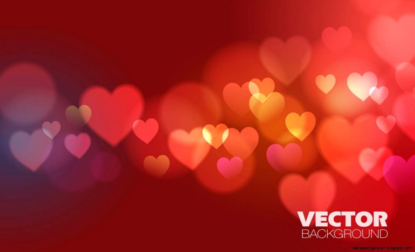 Valentines Days Love Vector Wallpaper