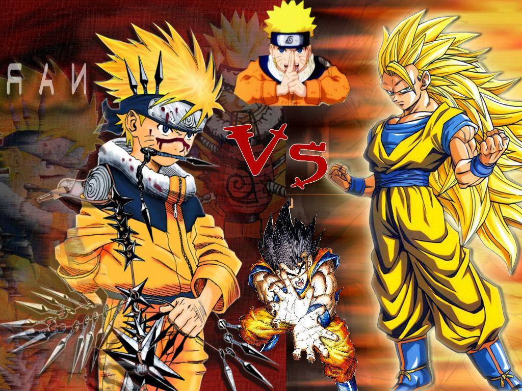 Goku vs Naruto Wallpaper Free Goku vs Naruto