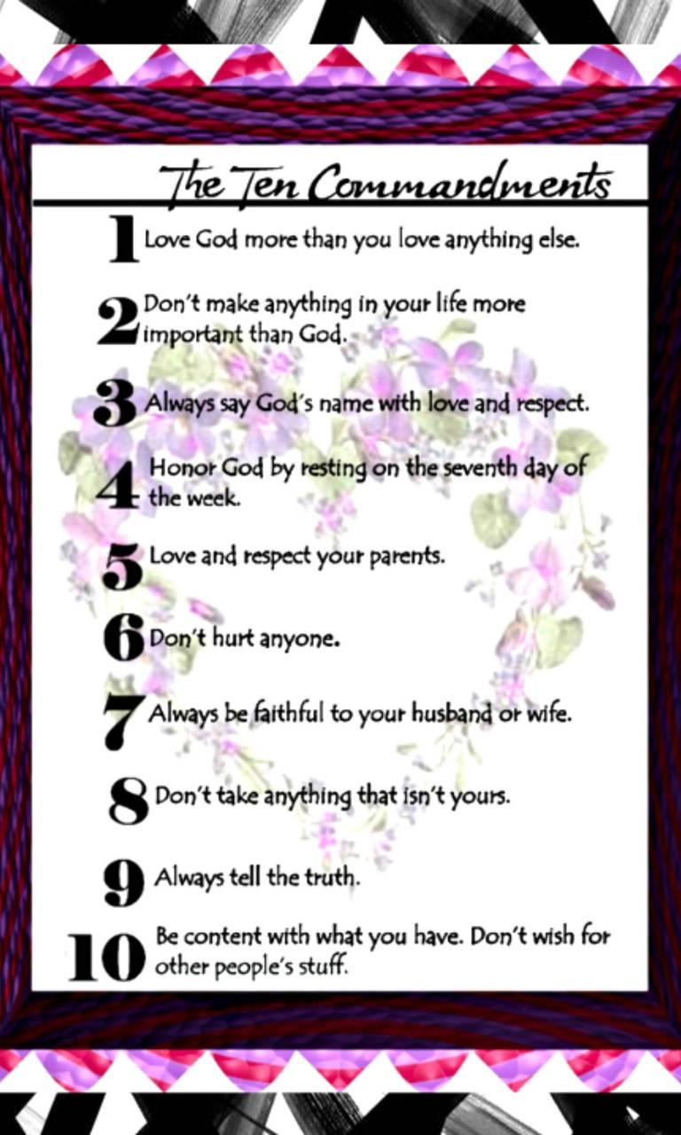 The 10 Commandments Wallpaper