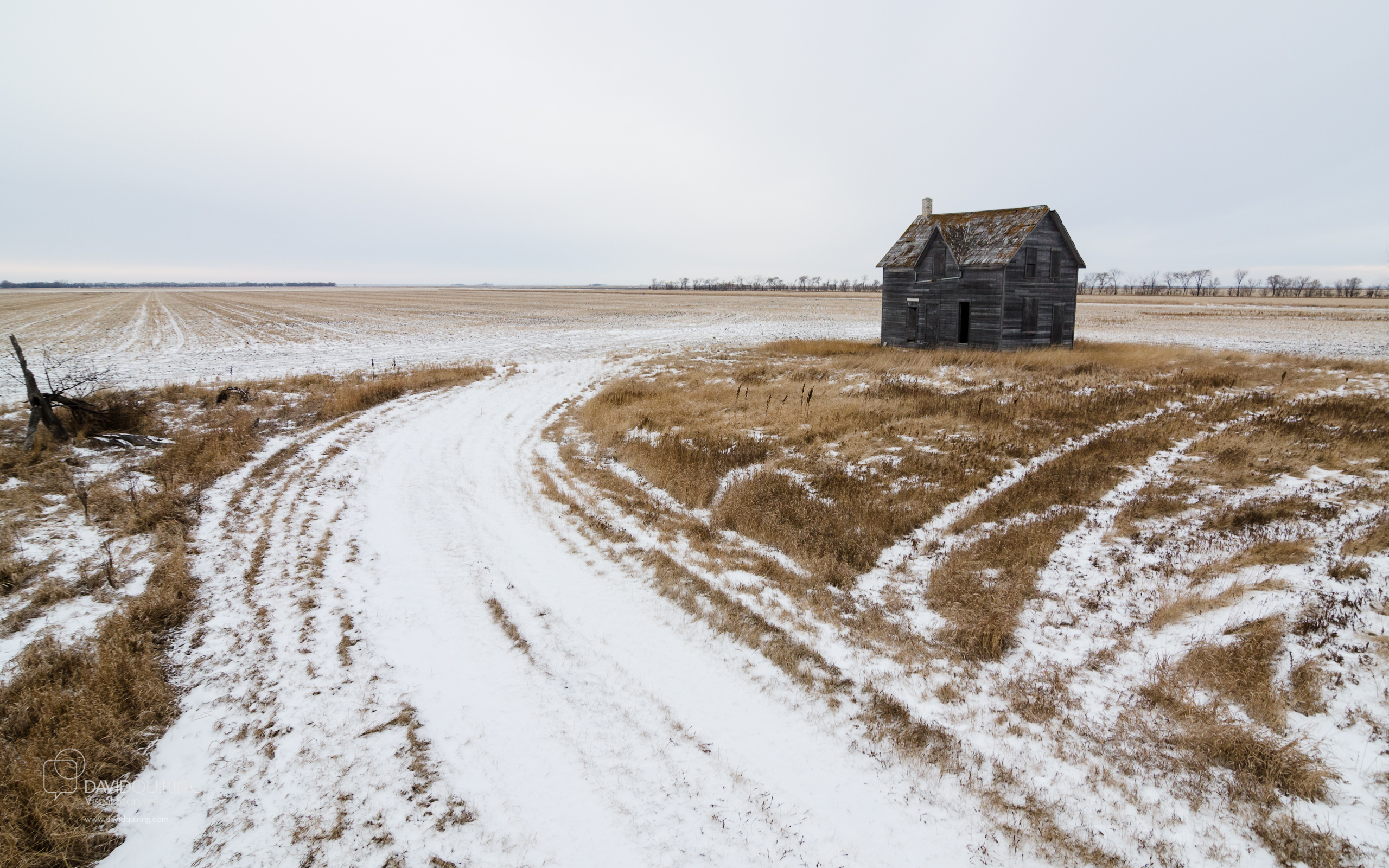 Winter on the Prairie Wallpaper David Quiring