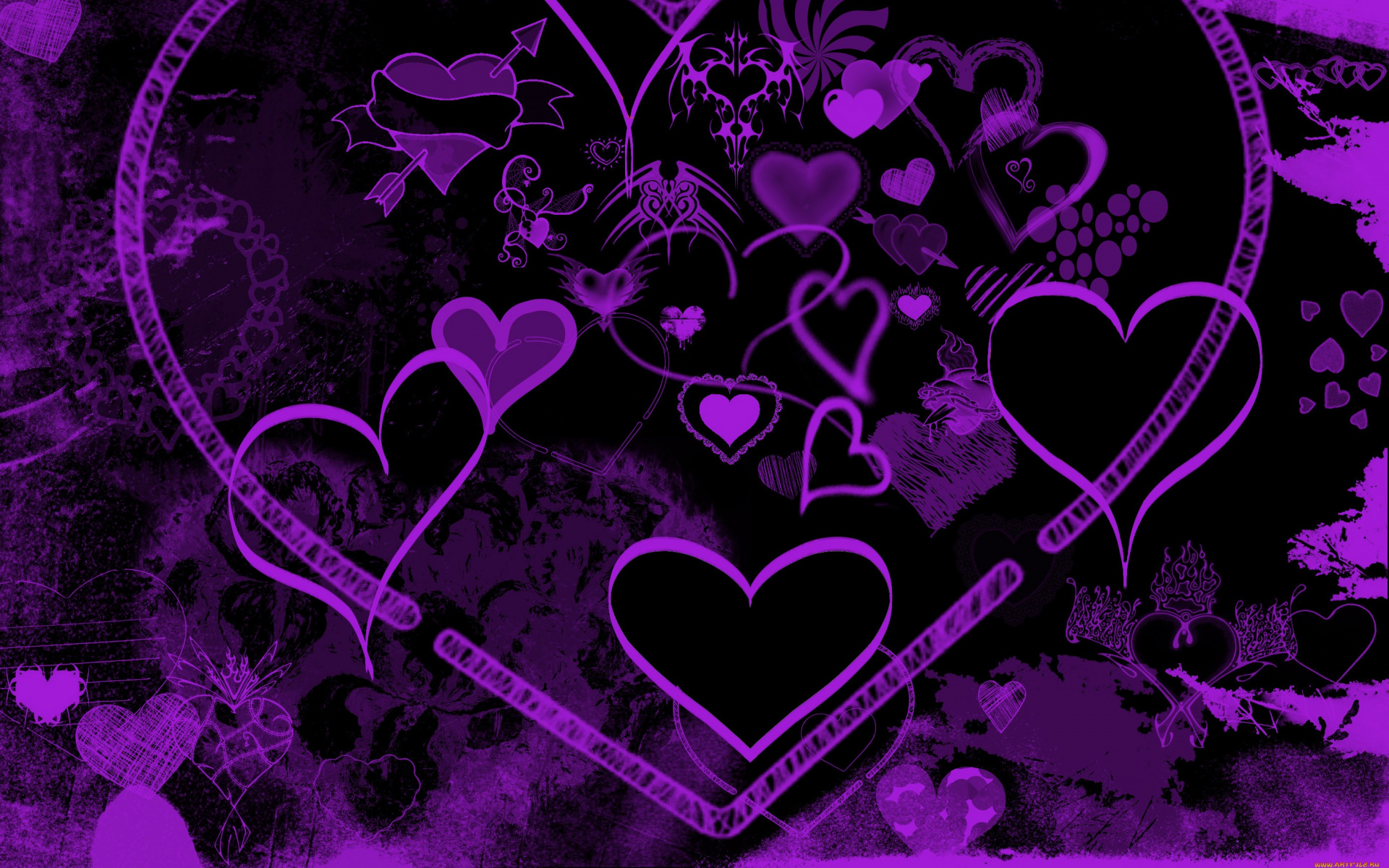 Lilac, Purple, Heart, Magenta, Color Wallpaper In Resolution