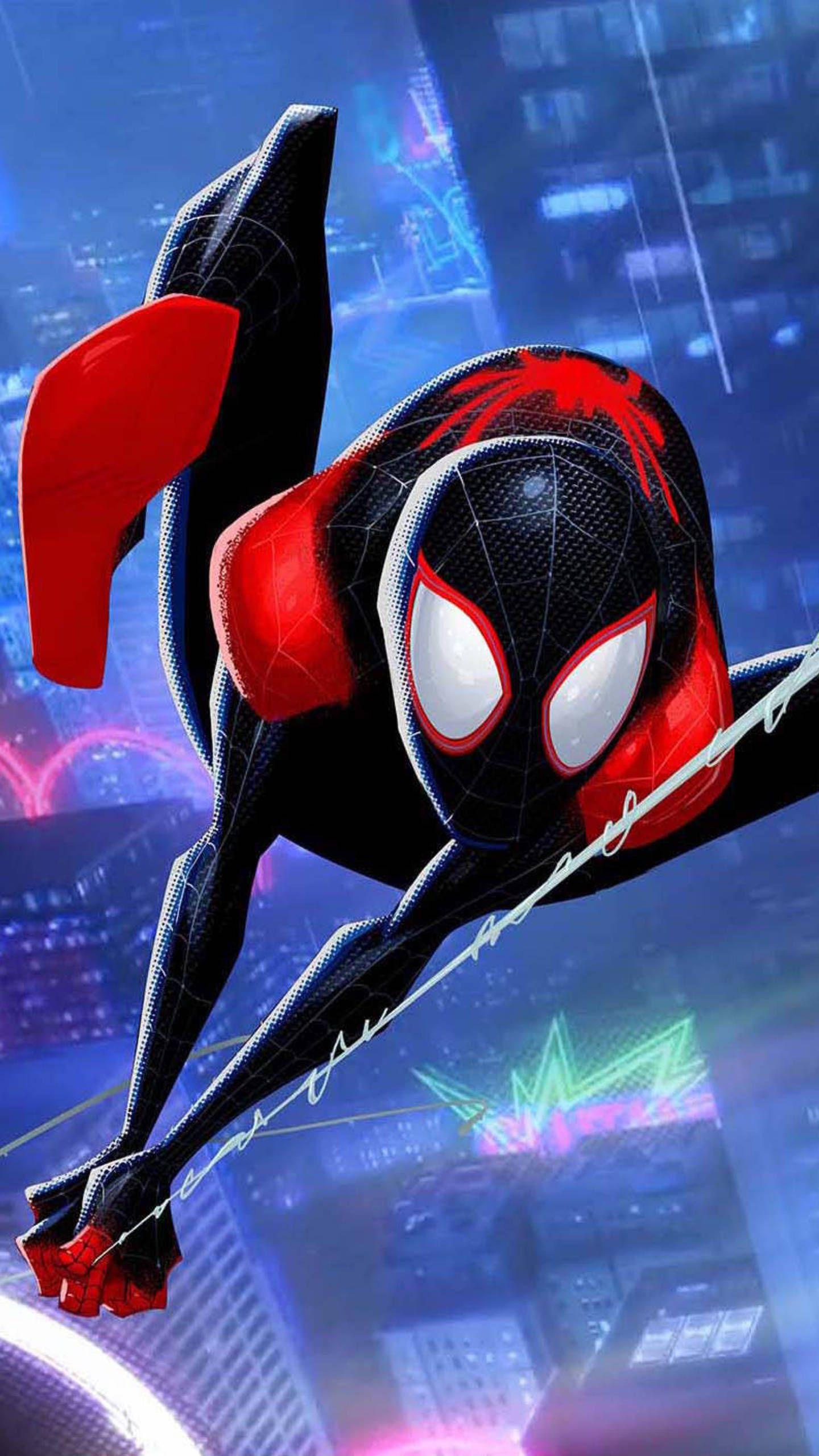 Spiderman: Into The Spiderverse Wallpaper. Spiderman, Ultimate spiderman, Marvel comics wallpaper