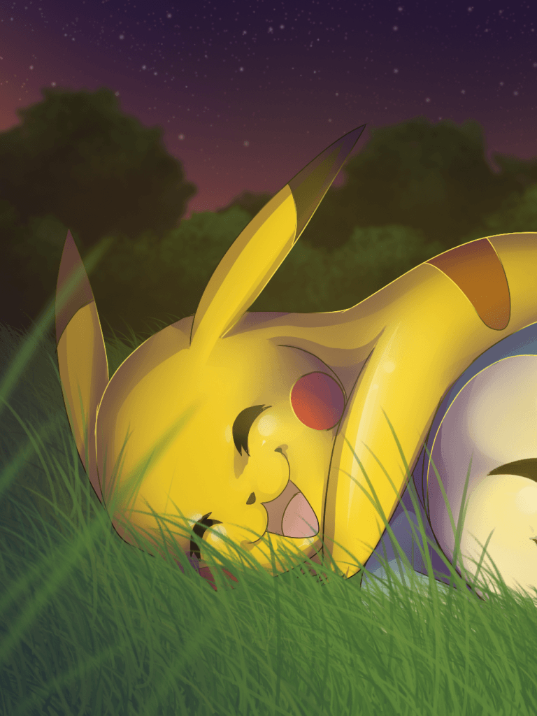Pikachu And Piplup Anime / Pokémon Mobile Wallpaper