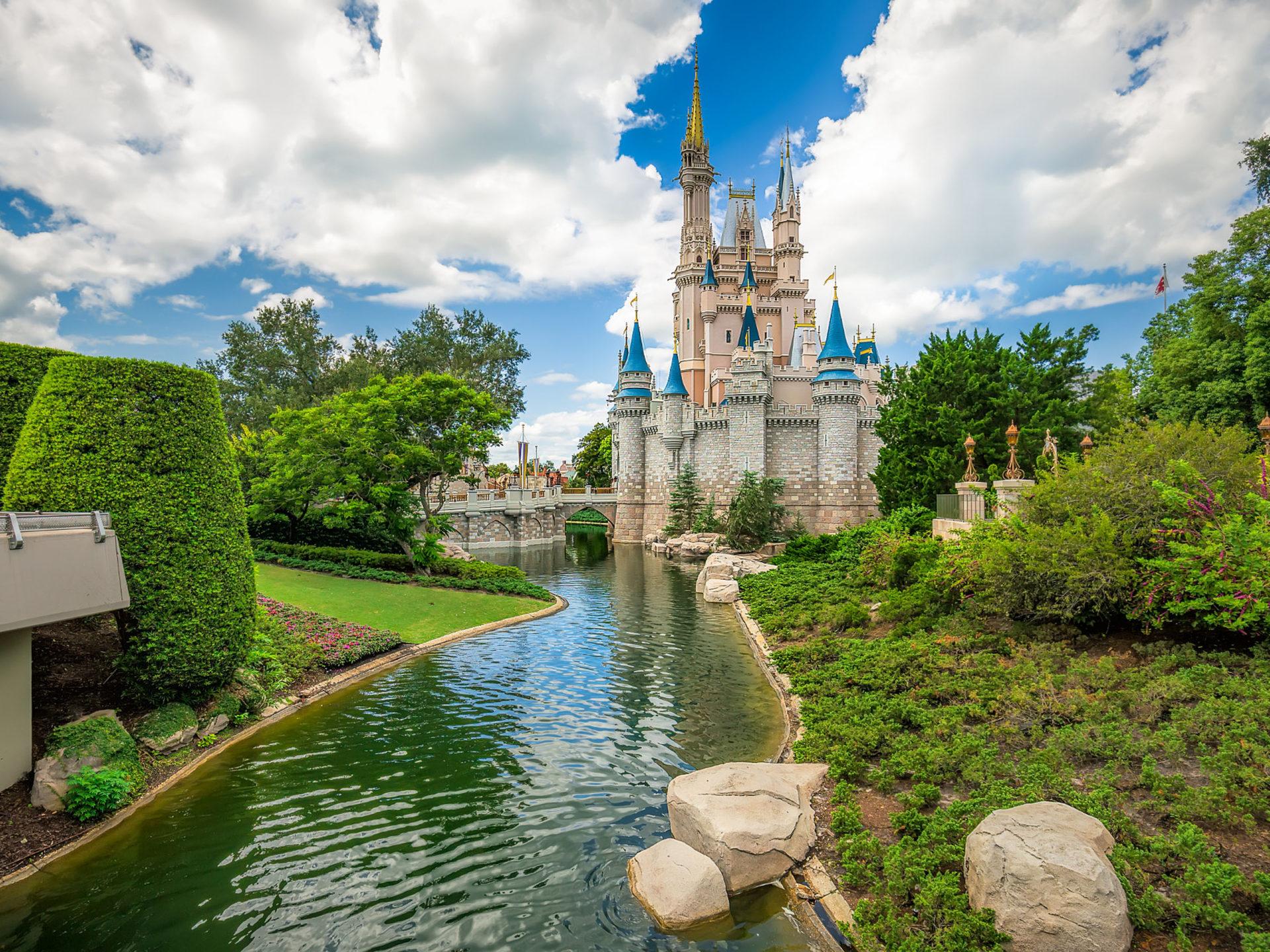 Cinderella's Castle In Disneyworld Orlando Usa 4k Ultra HD