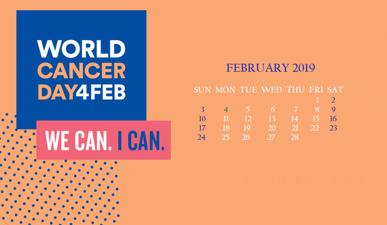 February 2019 Desktop Calendar