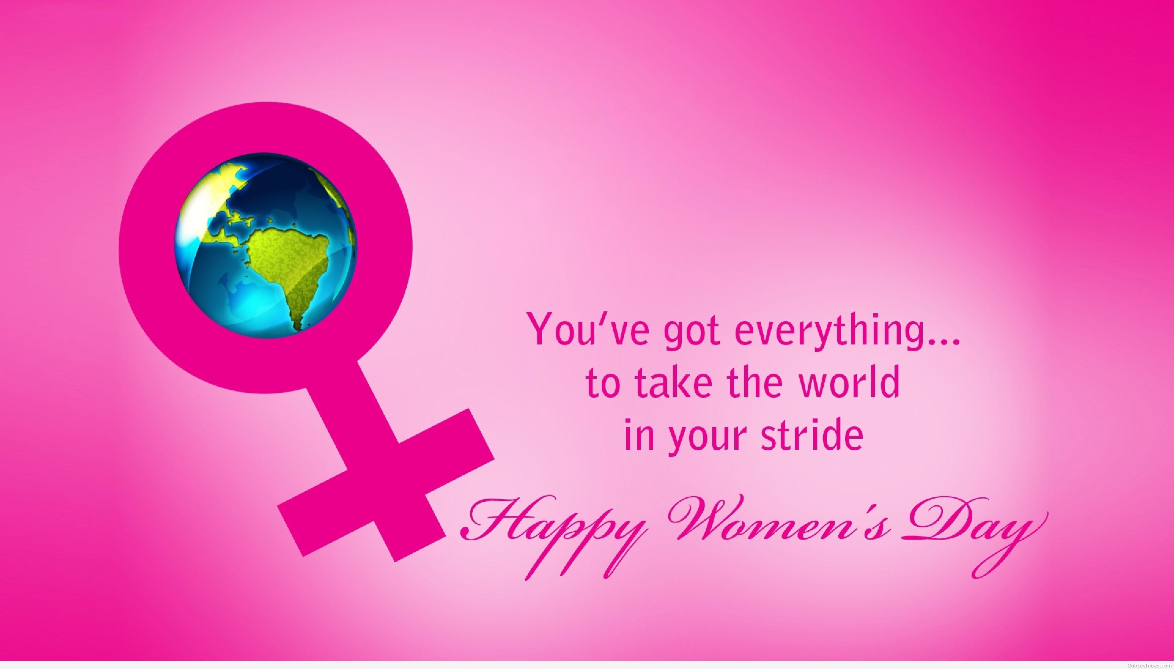 Happy international women's day 8 march wallpaper quotes
