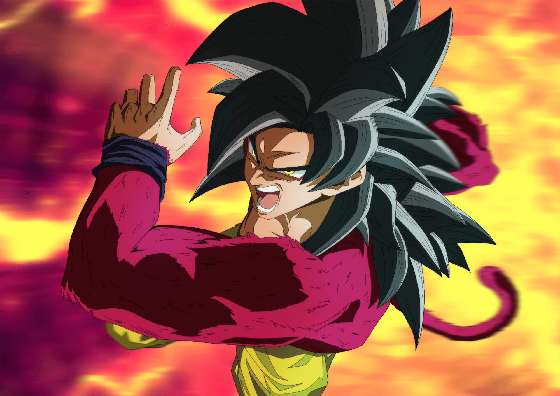 Goku SSJ4 HD Wallpaper