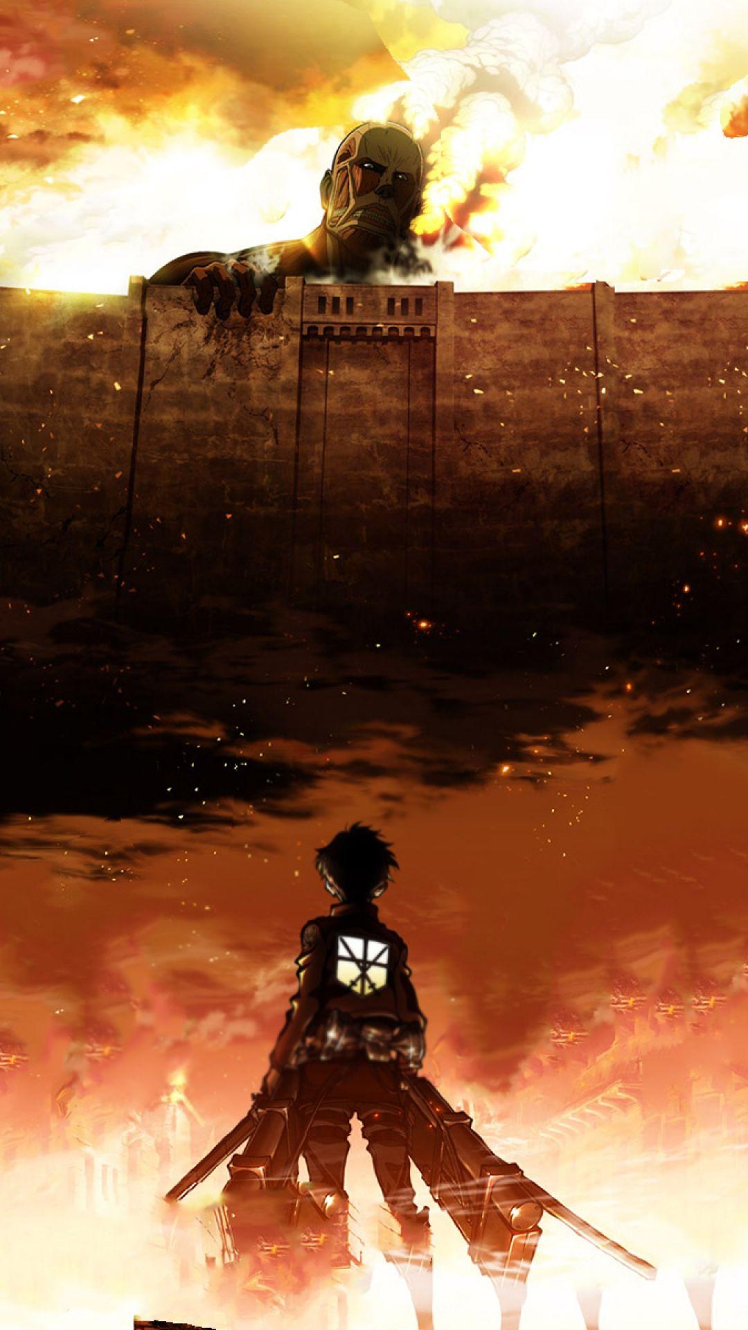 Attack On Titan iPhone Wallpaper Eren