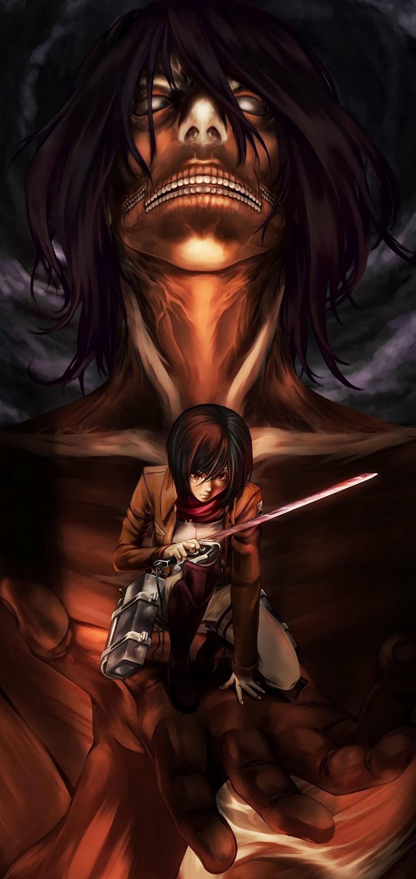 Mikasa Attack Titan Attack on Titan 4K Wallpaper