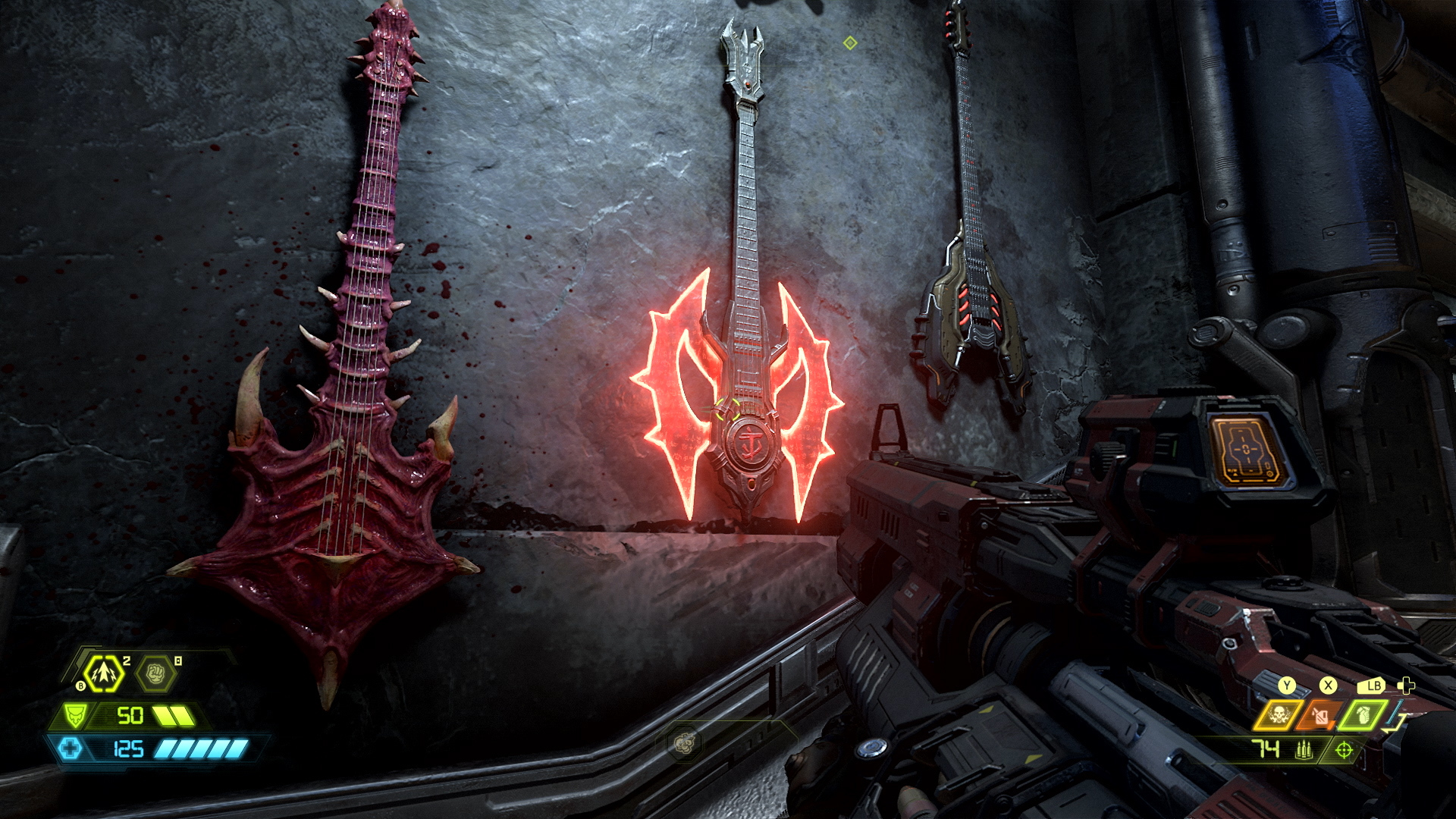 Doom Eternal Features A Guitar Made Of Flesh And Bones