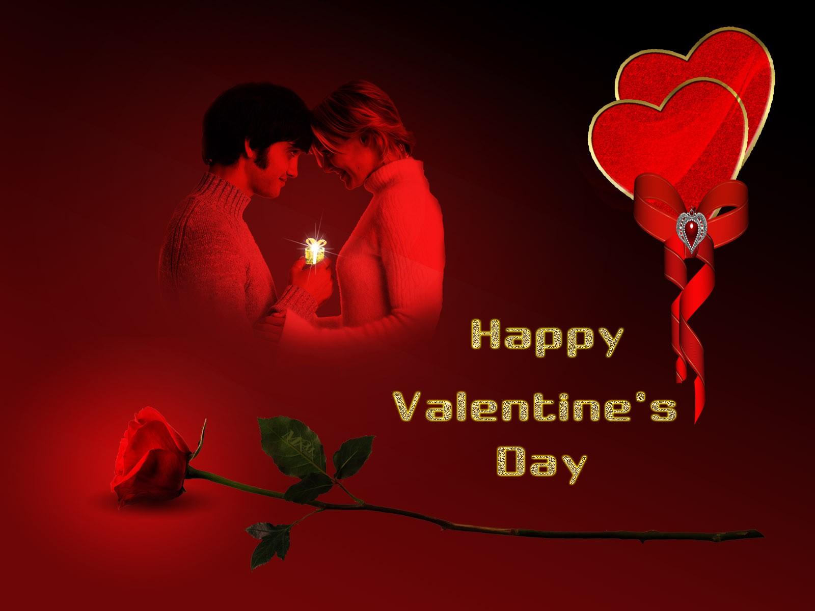 Free download Couple in Love Happy Valentines Day Wallpaper