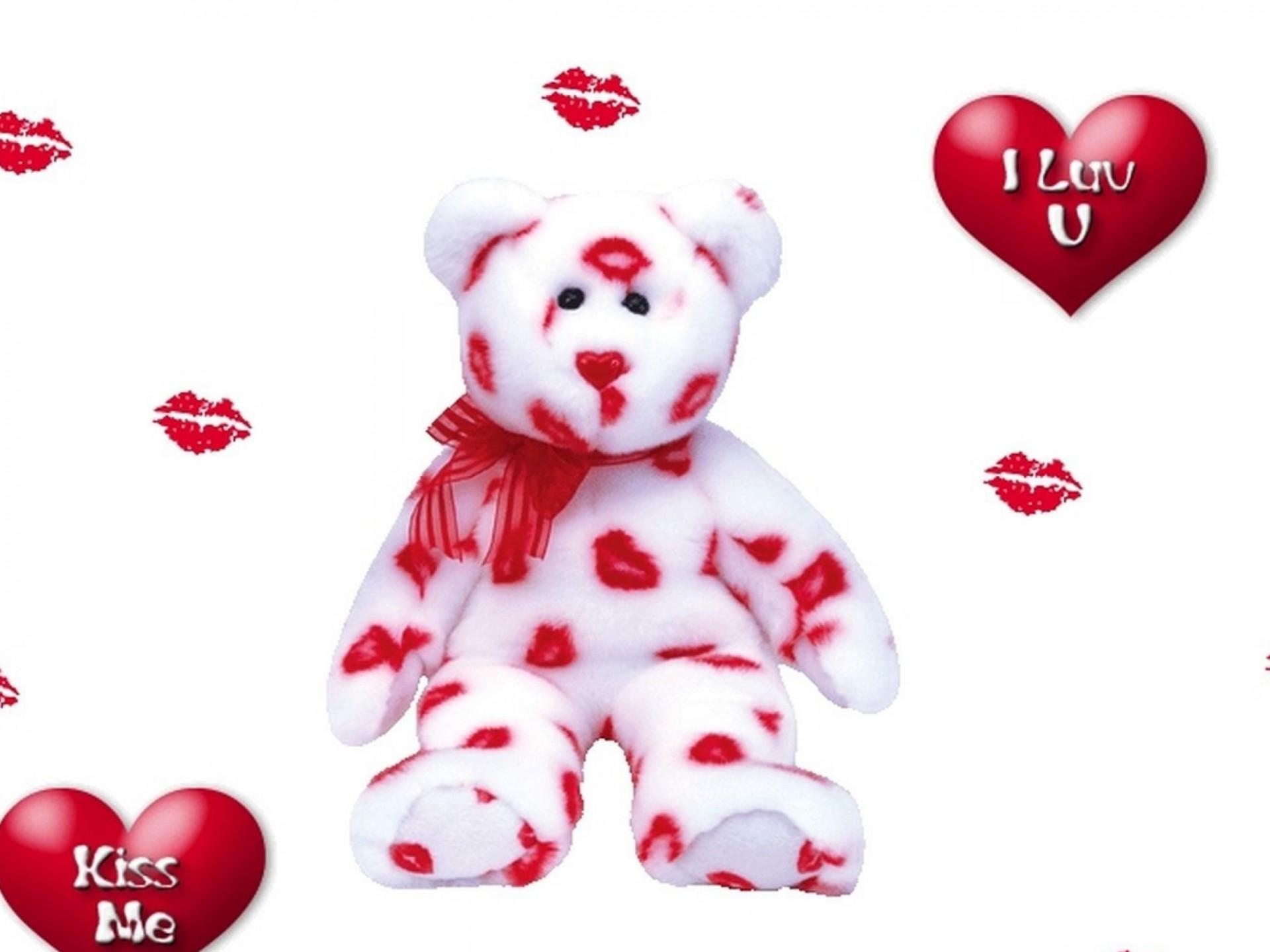 Love Red Dreams Valentines Day Hearts Teddy Bears Amour