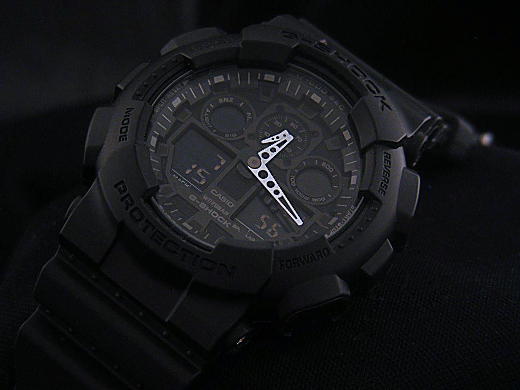 Casio G Shock Ga 100 1a1er Aka The Dark Knight. G Shock